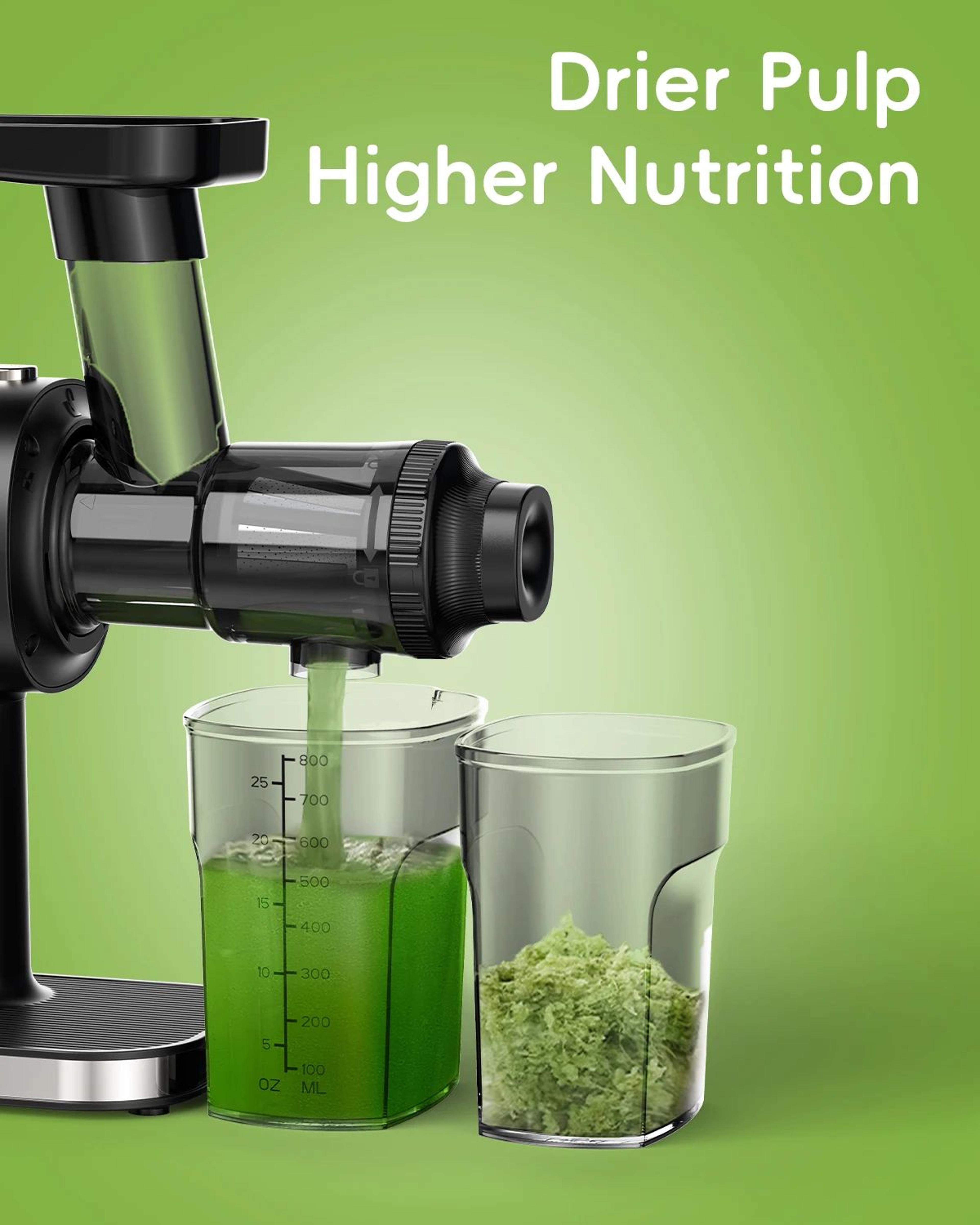 BioloMix Cold Press Juicer With Reverse Function And Quiet Slow Masticating Extraction 3
