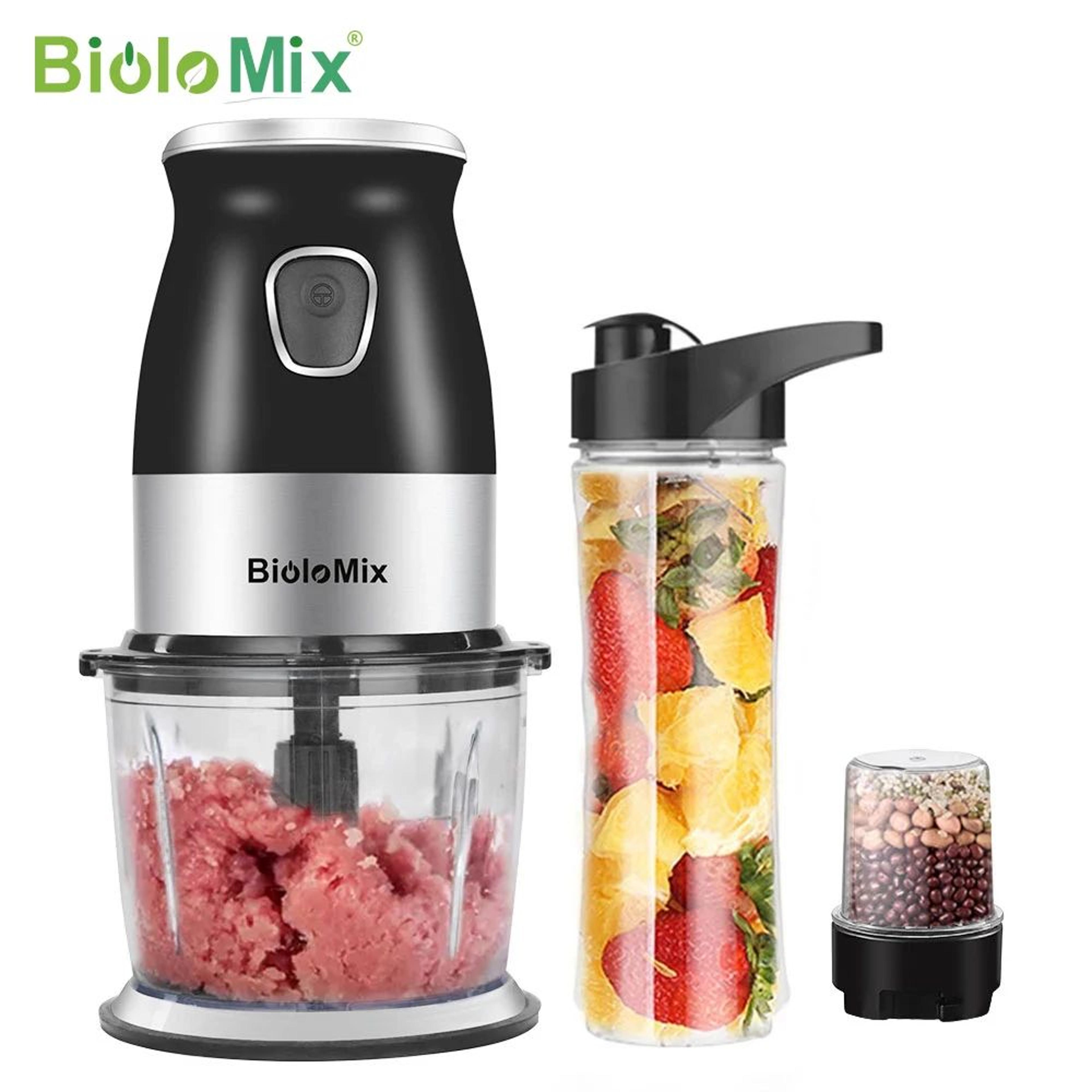 500W Personal Blender And Food Processor With 600ml Bottle And Chopper 0