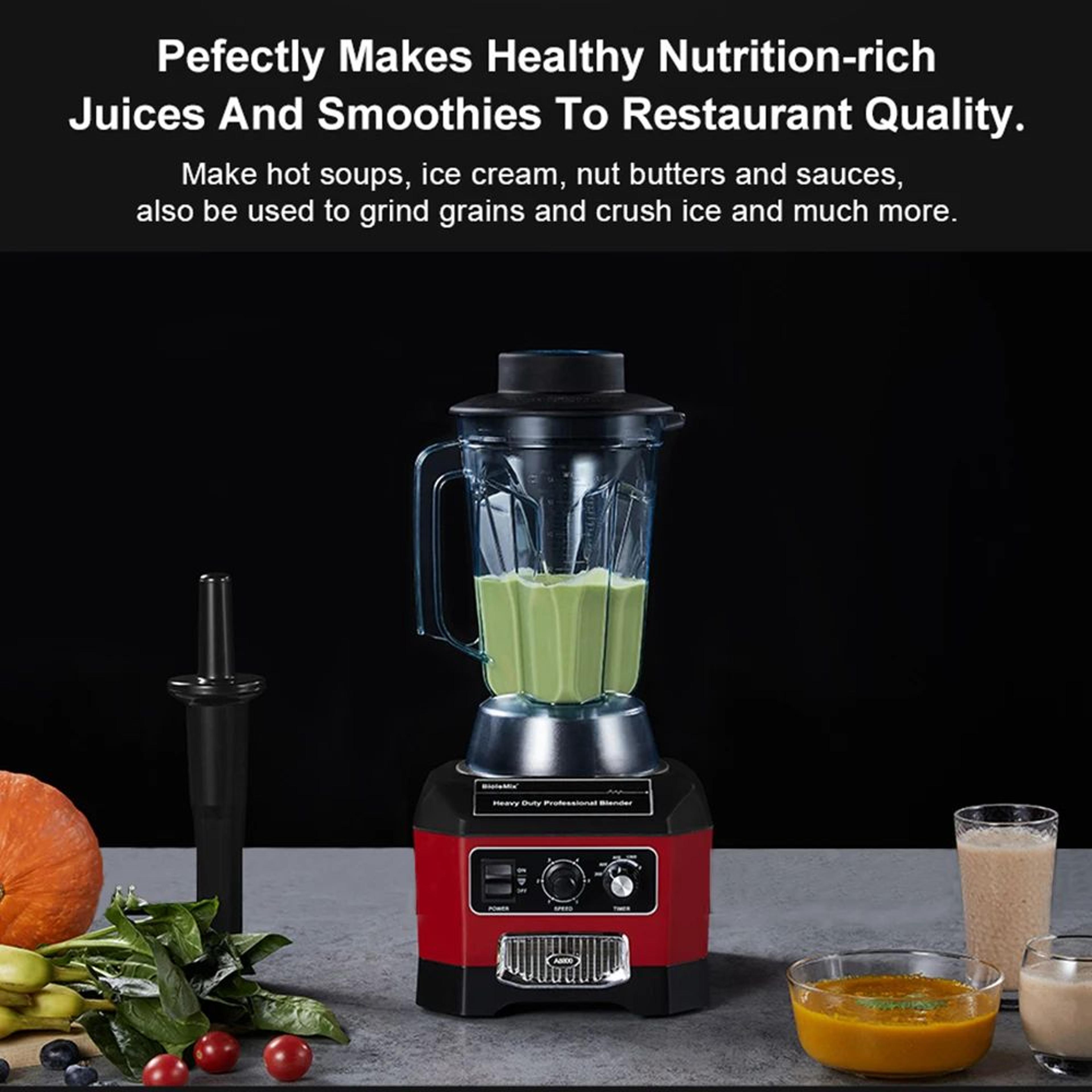 2200W Commercial Blender With 2L BPAFree Jar 6Speed Ice Crusher And Smoothie Maker 3