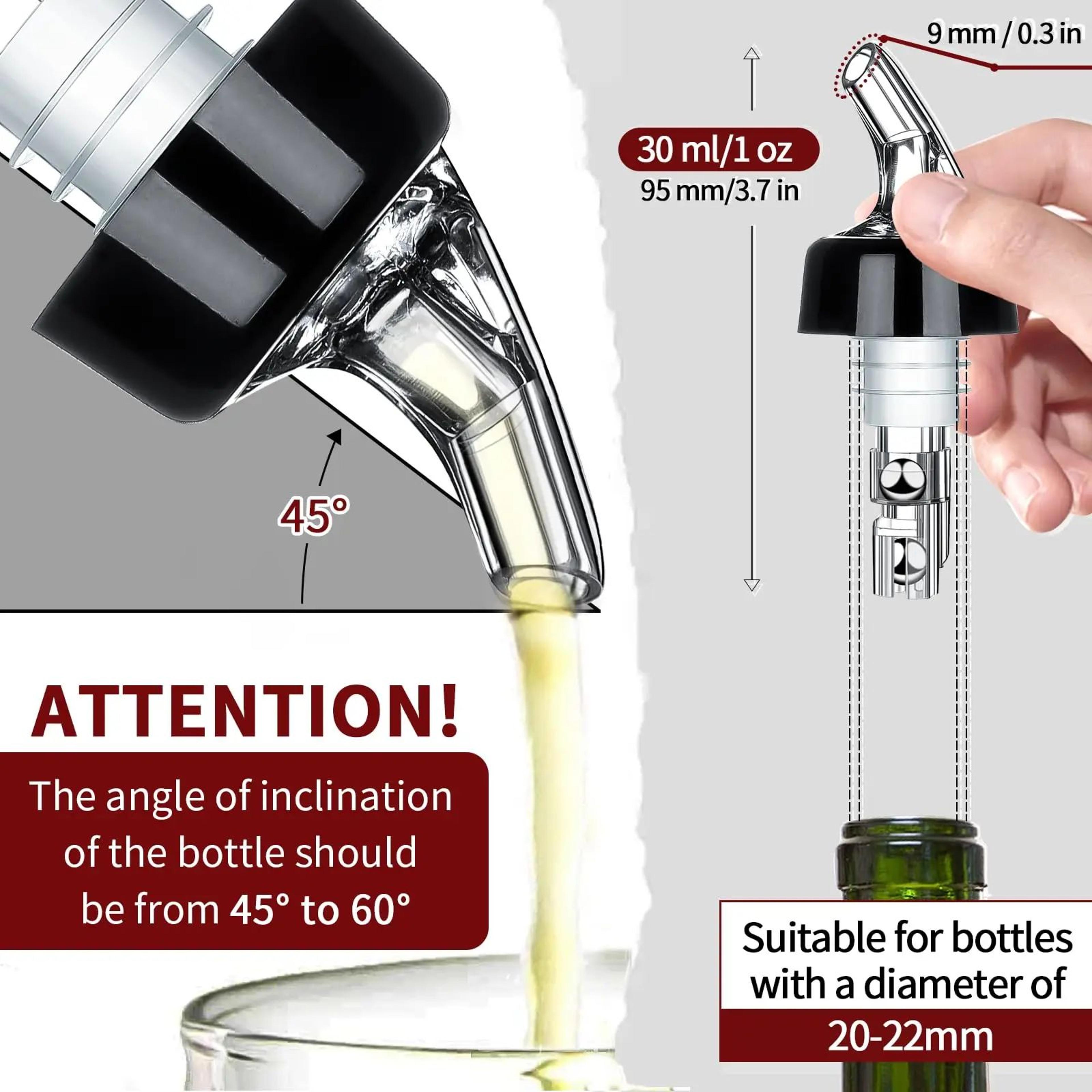 30ml Automatic Measured Bottle Pourer Quick Shot Cocktail Dispenser 4