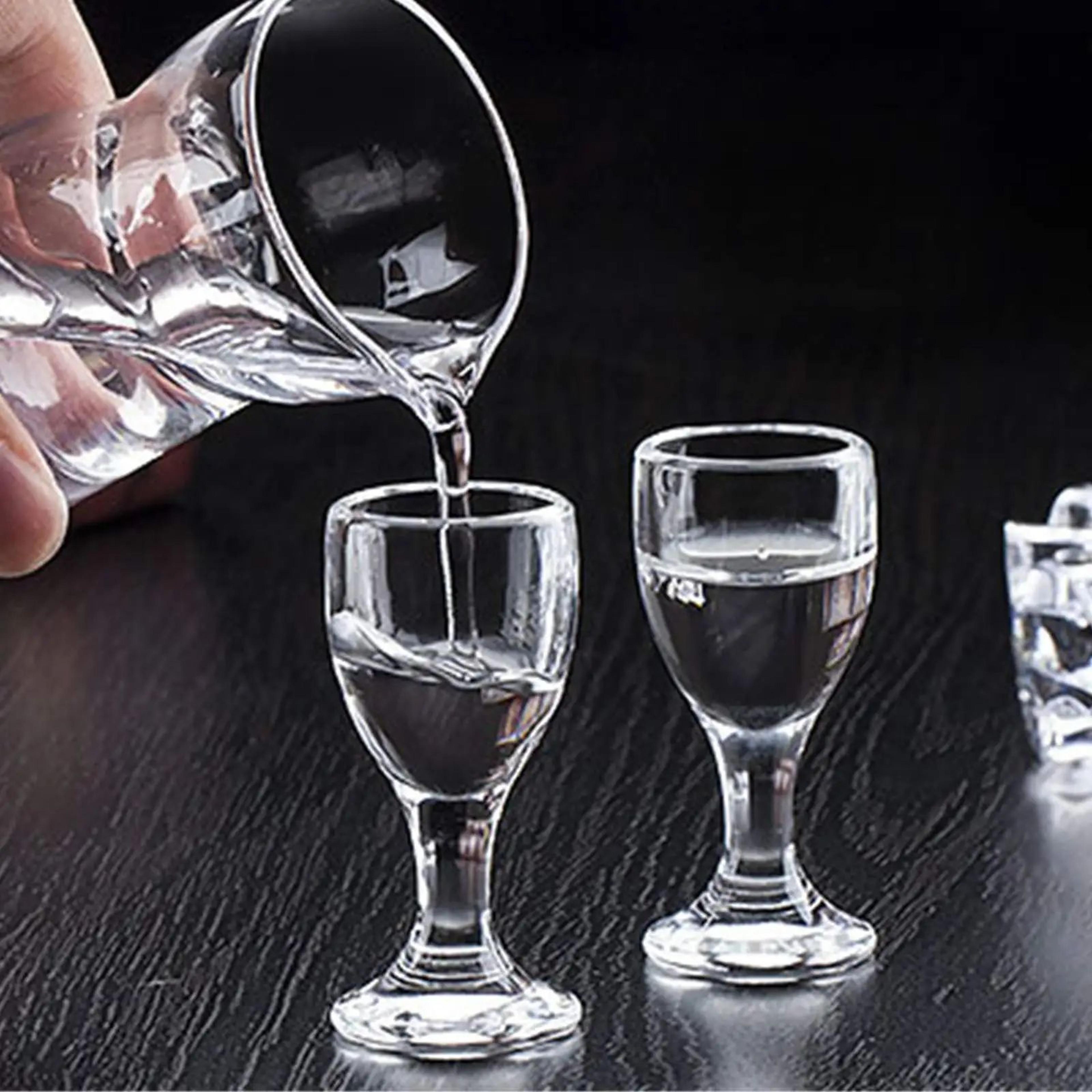 10ml Mini Stem Shot Glasses Set Of 6 For Sake Baijiu And Spirits 1