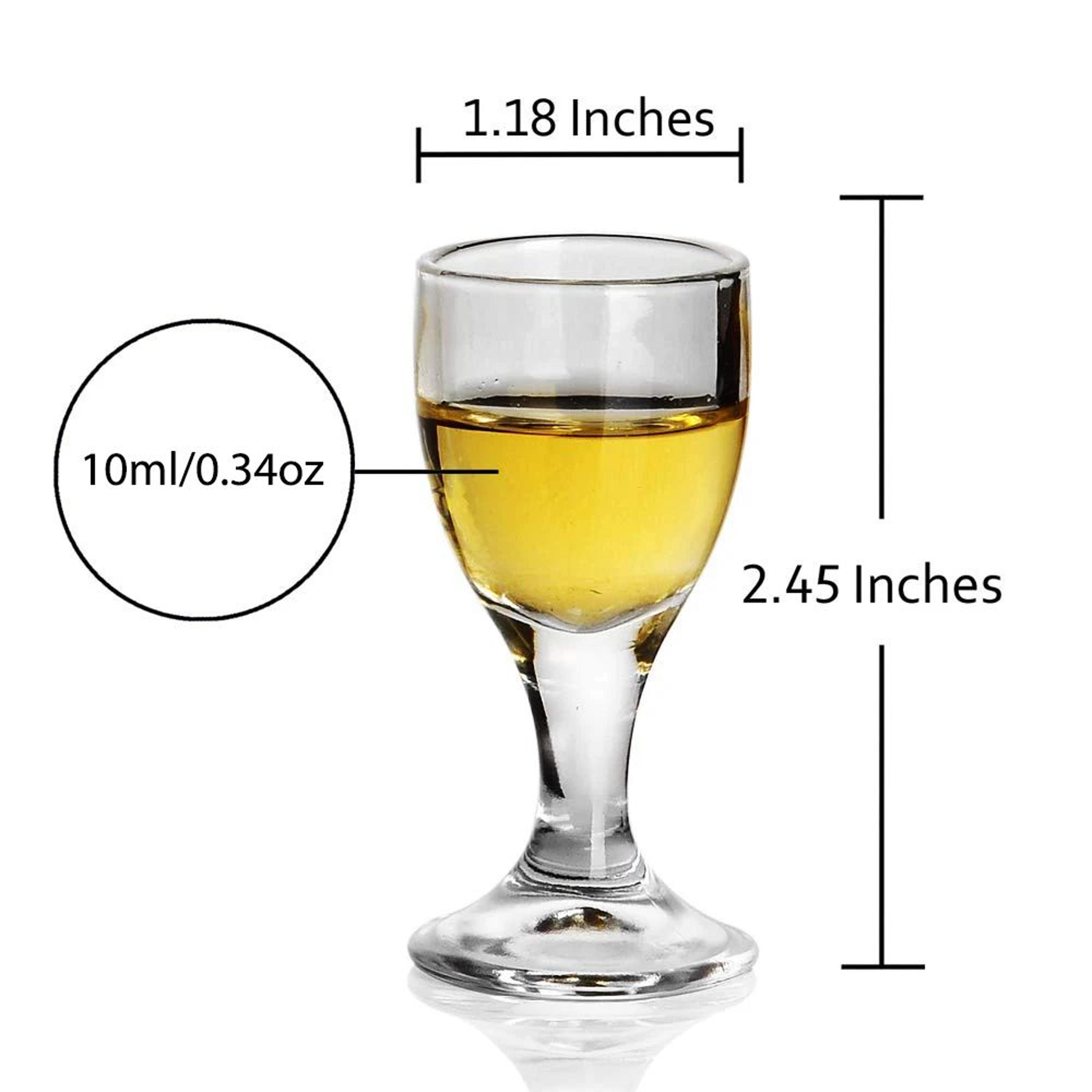 10ml Mini Stem Shot Glasses Set Of 6 For Sake Baijiu And Spirits 3