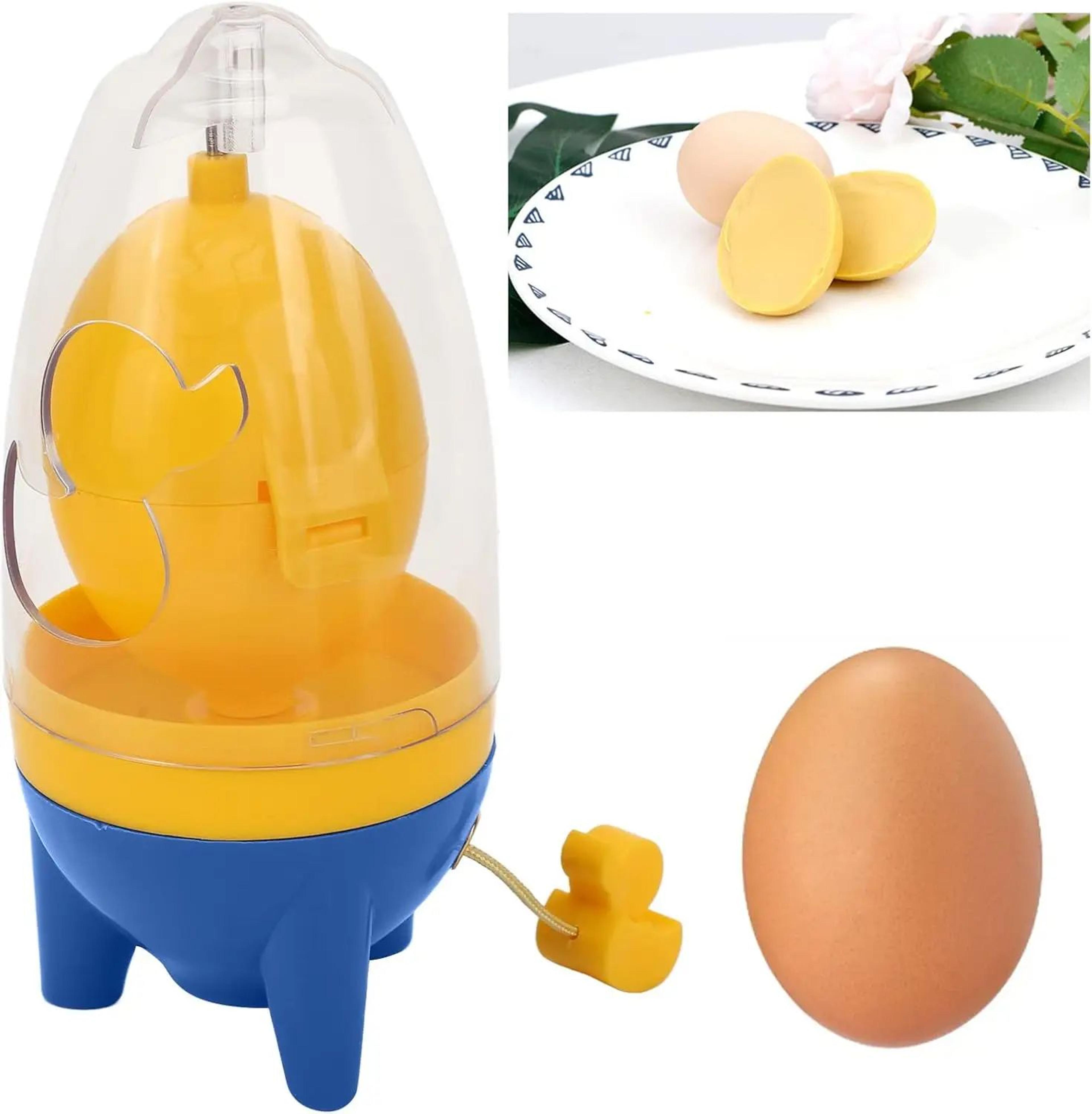 manual egg scrambler shaker with drawstring golden egg yolk and white mixer