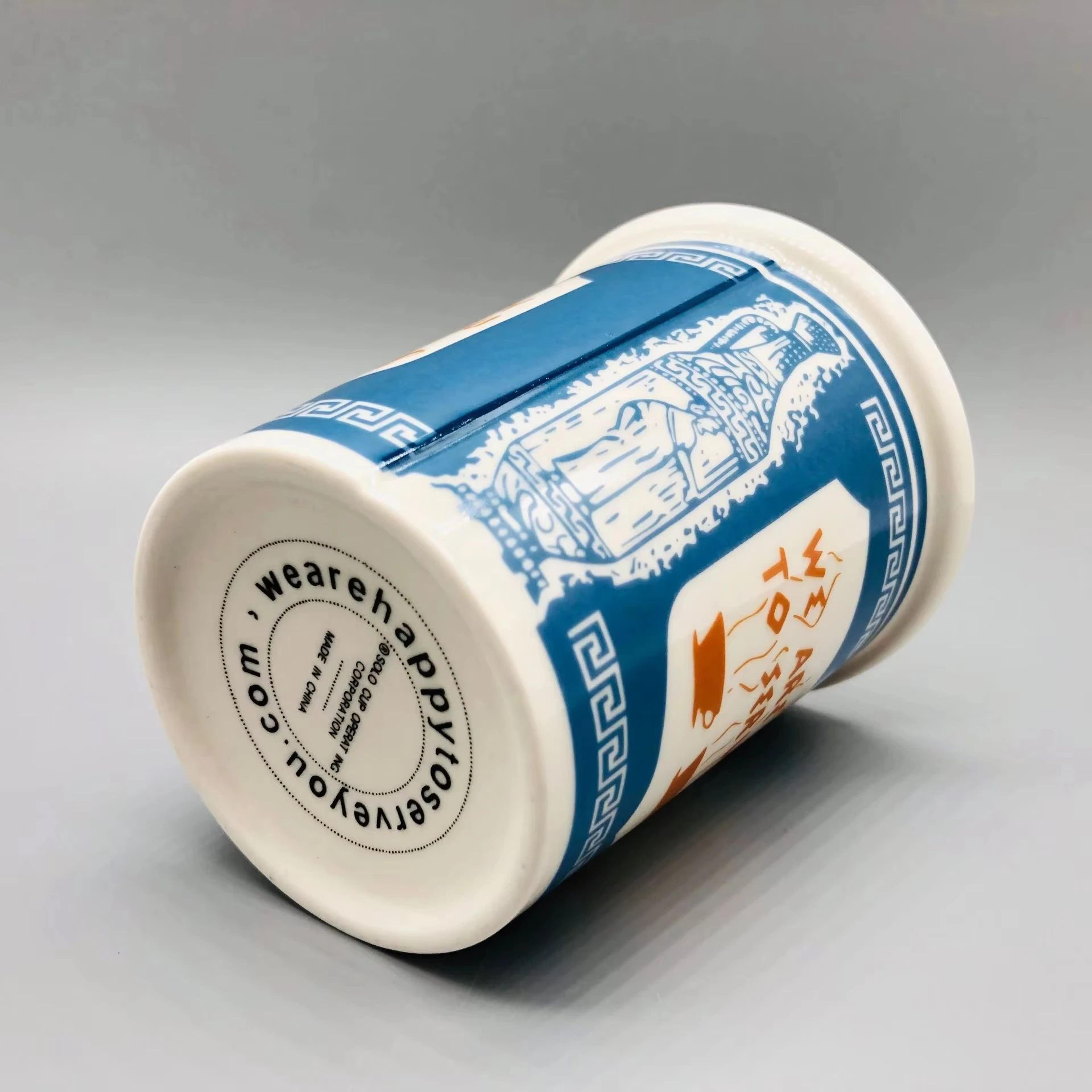 New York Style Ceramic Coffee Cup 90ml Or 280ml Retro Cafe Drinkware 5