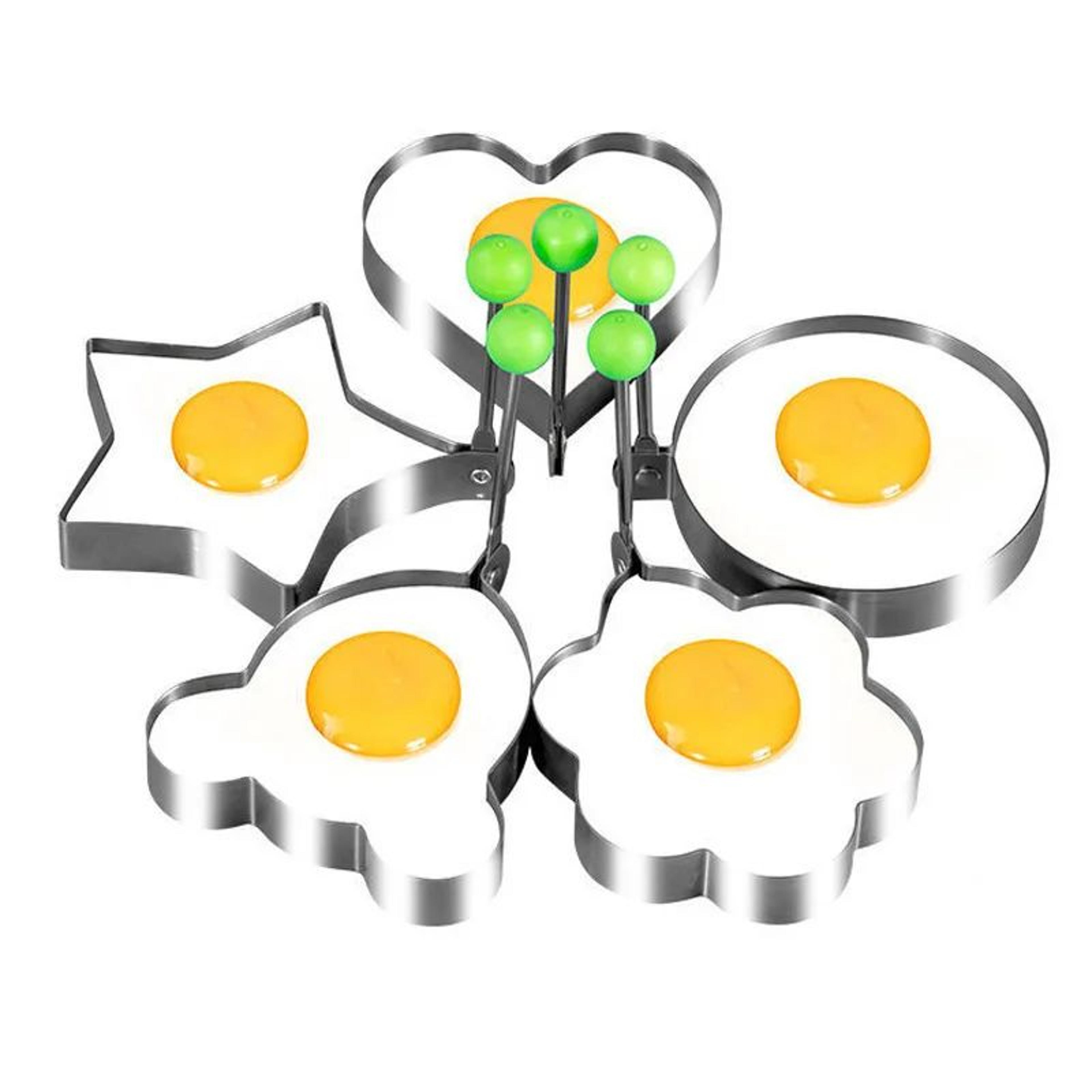 Stainless Steel Egg  Pancake Shaper Molds With Handles 9