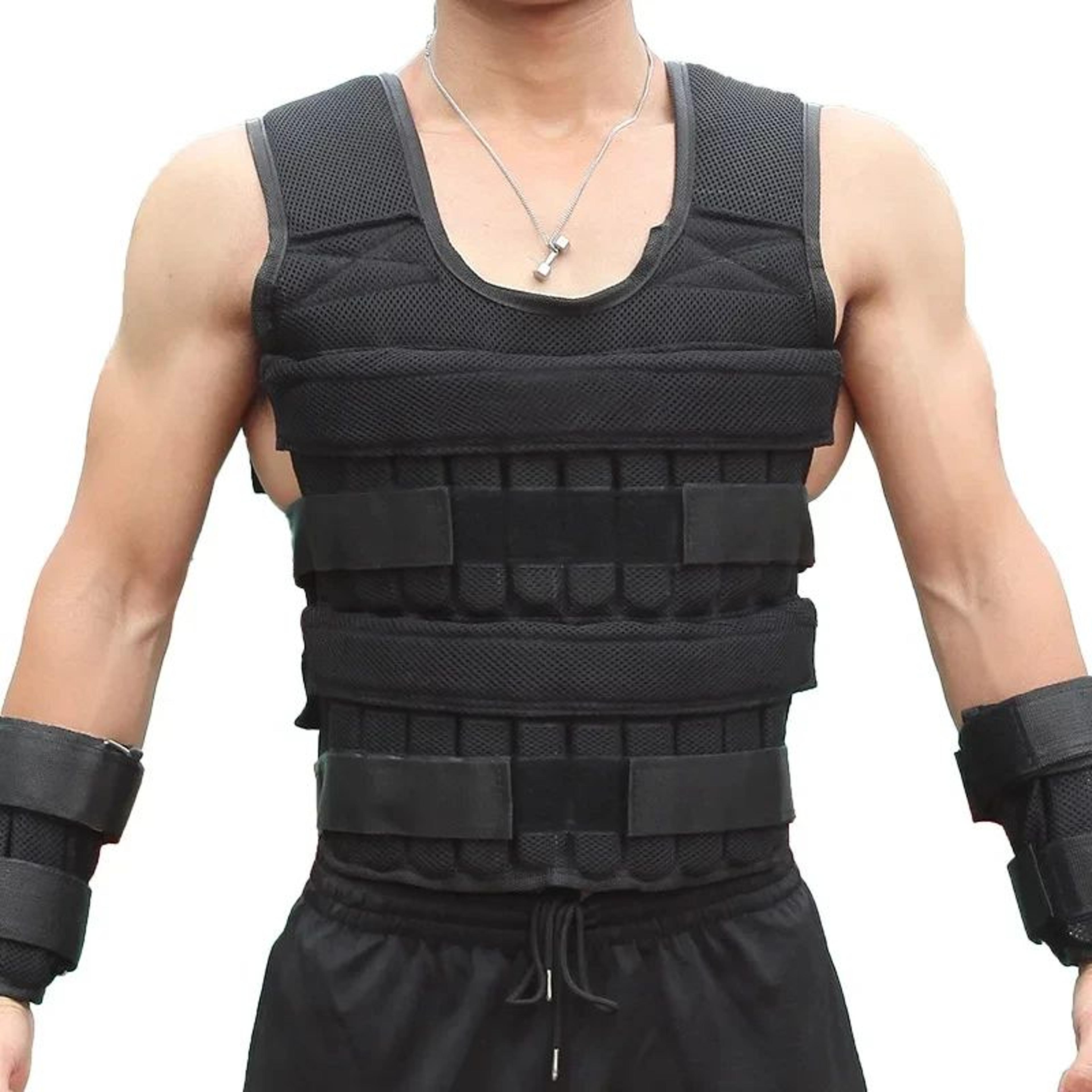 Adjustable 20KG Weighted Vest For Strength Training And Running 1