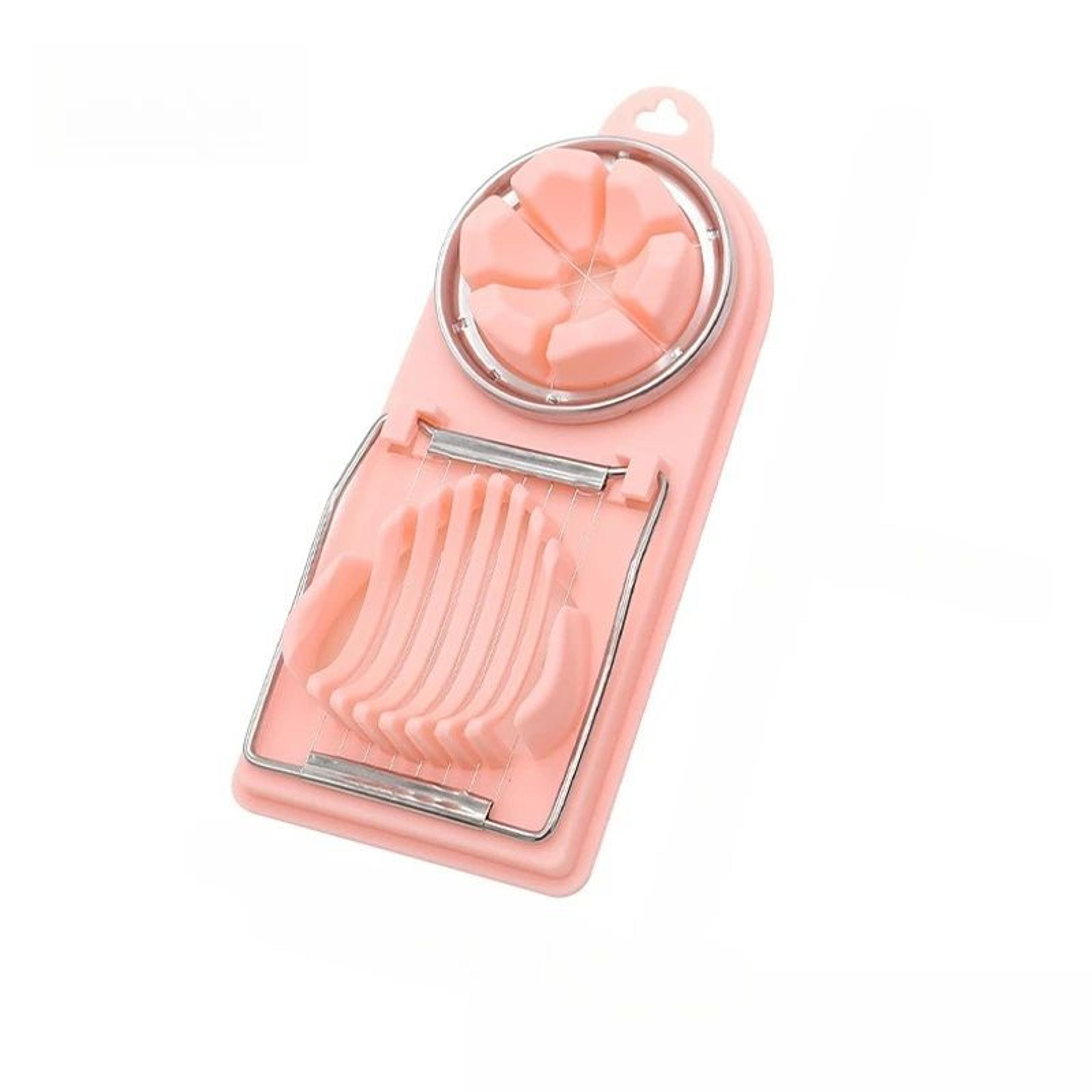2in1 Stainless Steel Egg Slicer And Multifunctional Food Cutter 7