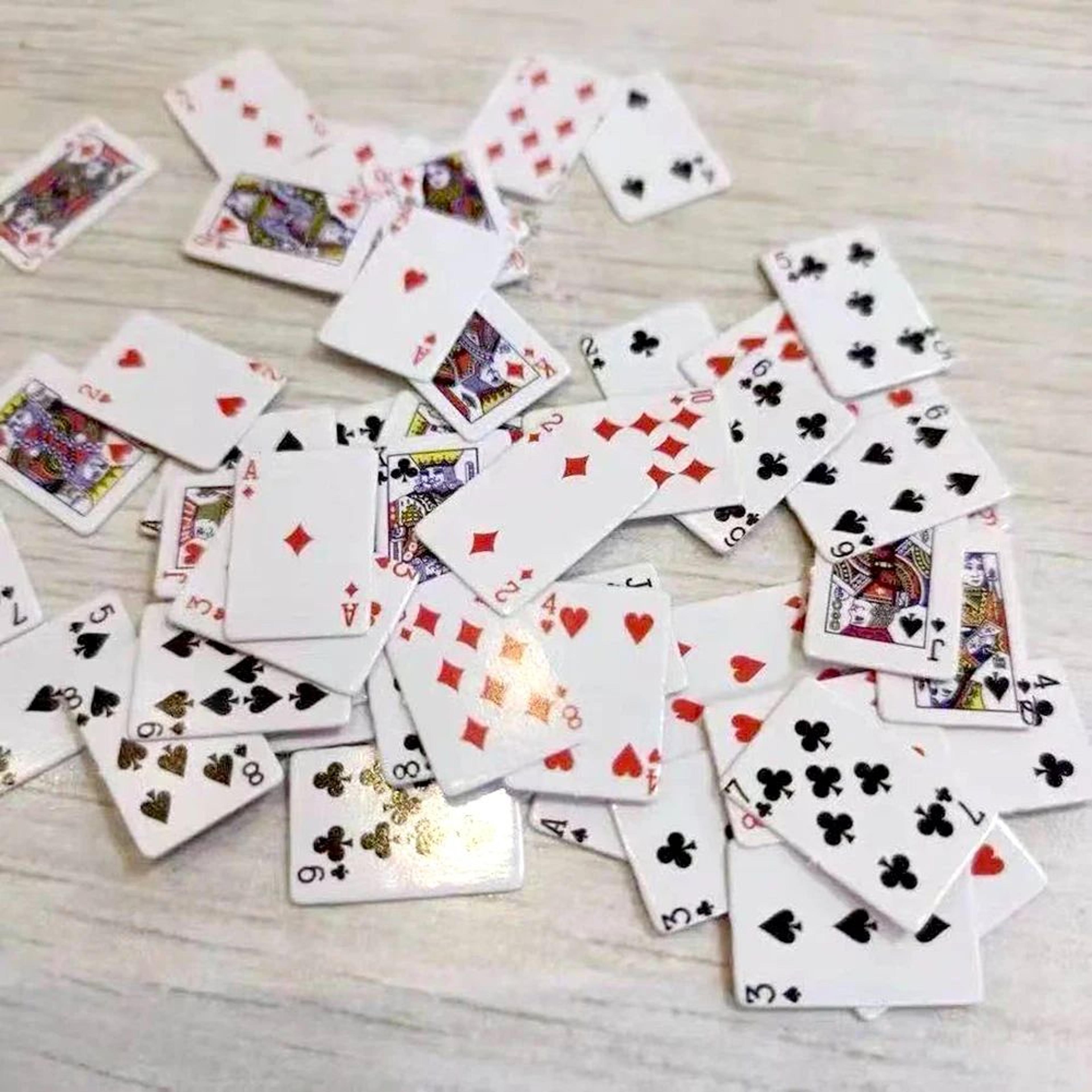 Mini Transparent Playing Cards Portable Novelty Poker Deck For Parties And Travel 3