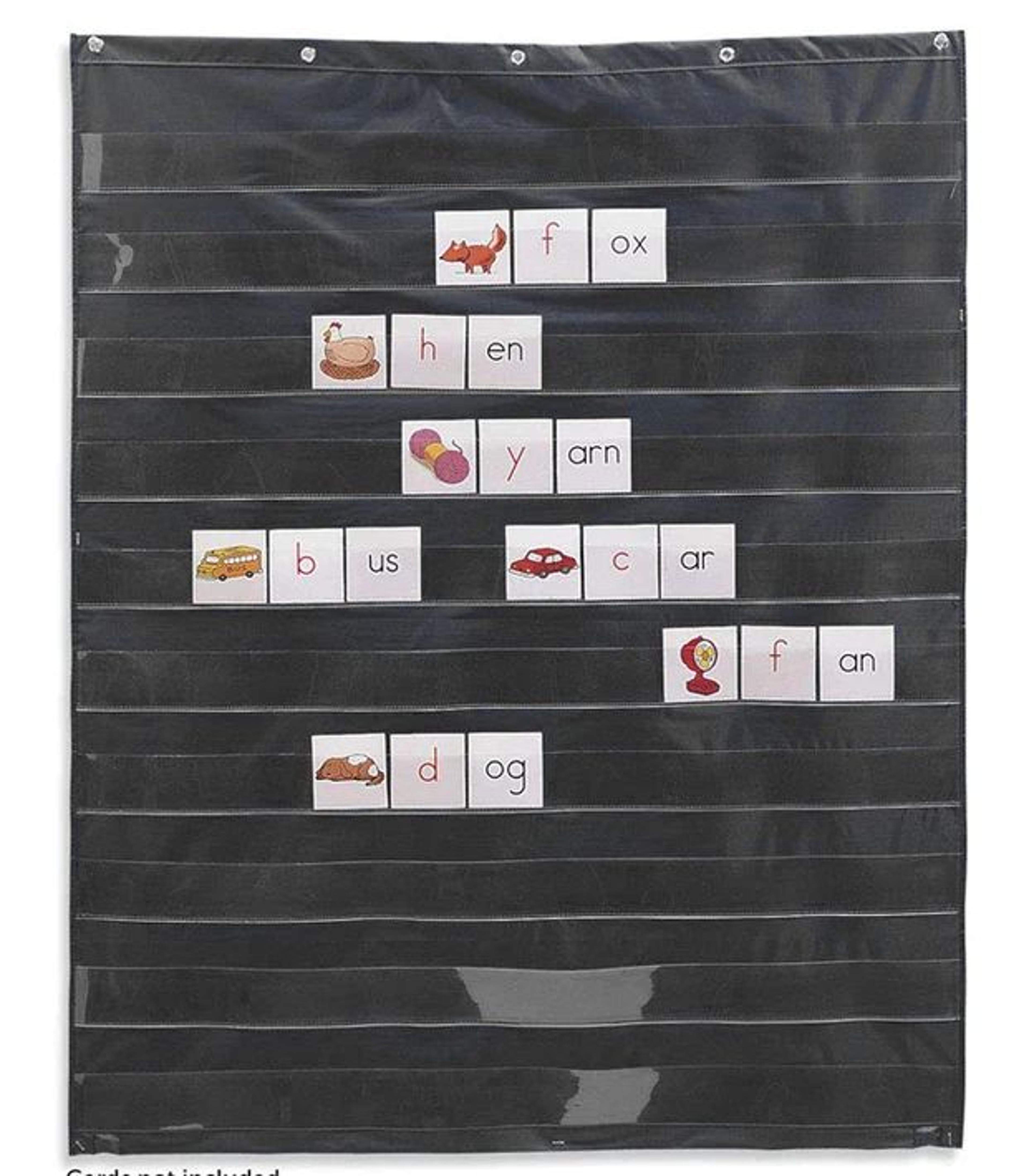 Standard Classroom Pocket Chart For Daily Schedule And Learning Activities 7