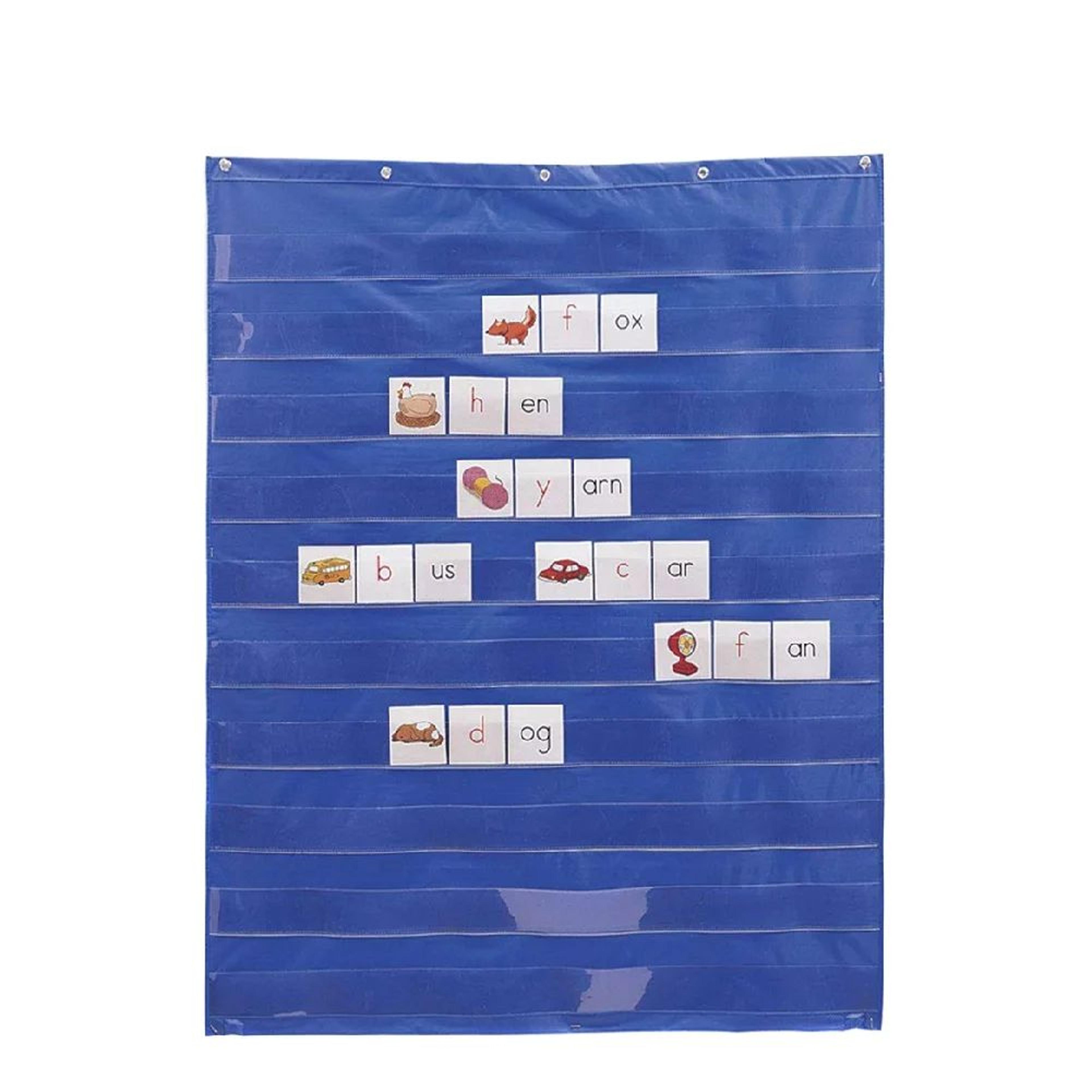 Standard Classroom Pocket Chart For Daily Schedule And Learning Activities 6