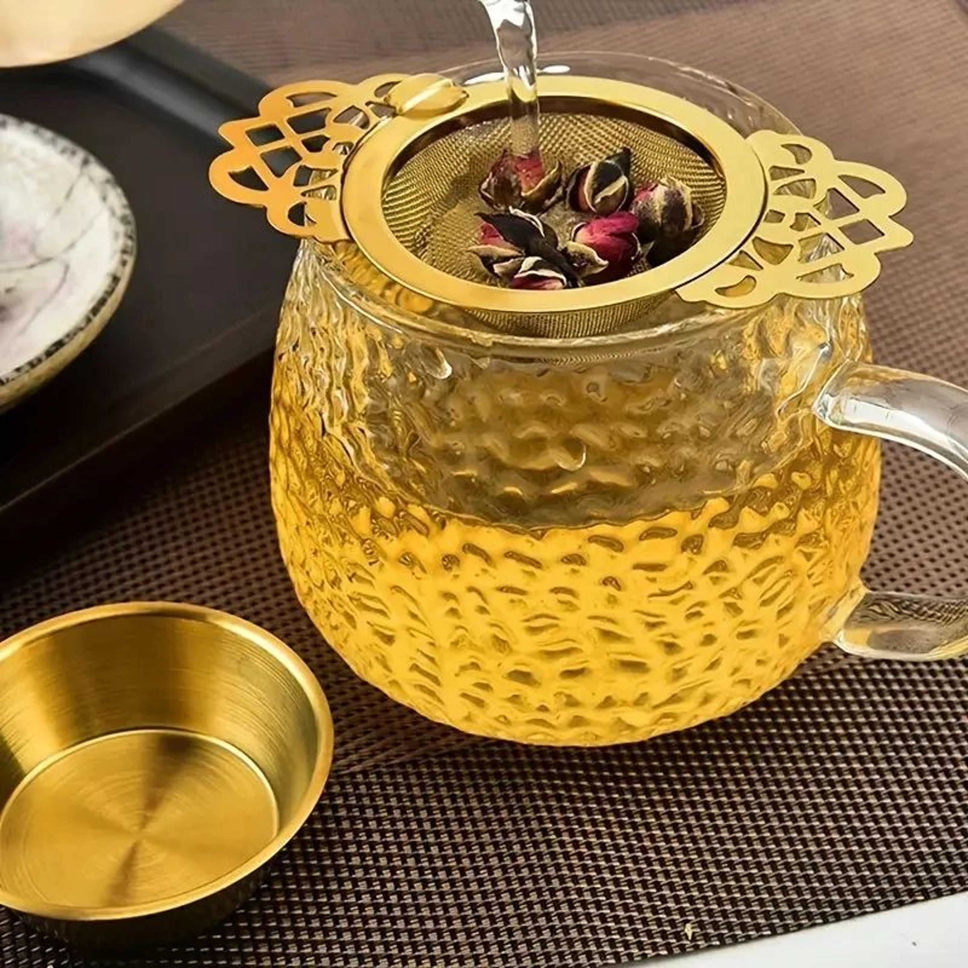 Stainless Steel Fine Mesh Tea Strainer With Double Ear Handles 1