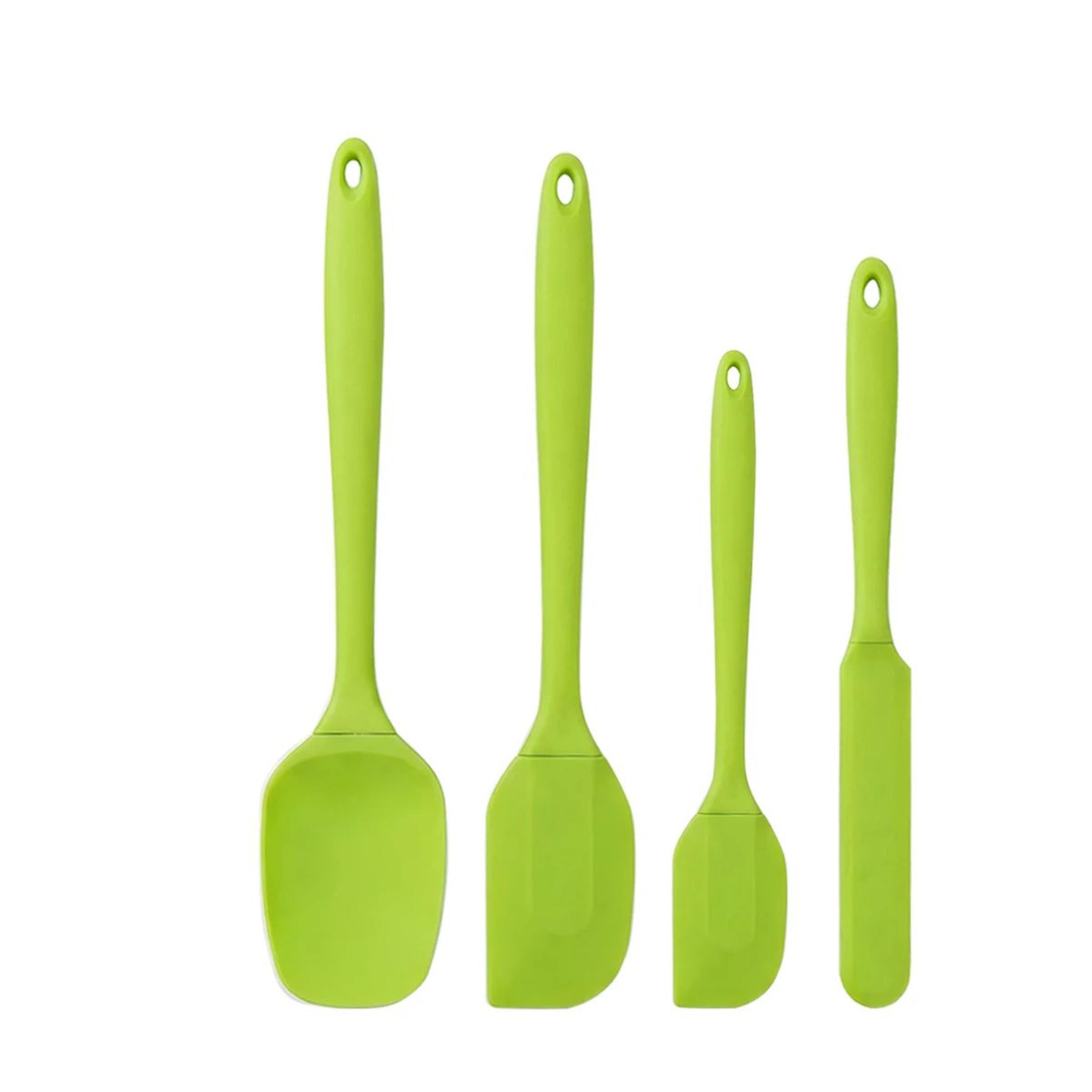 Heat Resistant Silicone Spatula Set With NonSlip Handles For Cooking And Baking 9