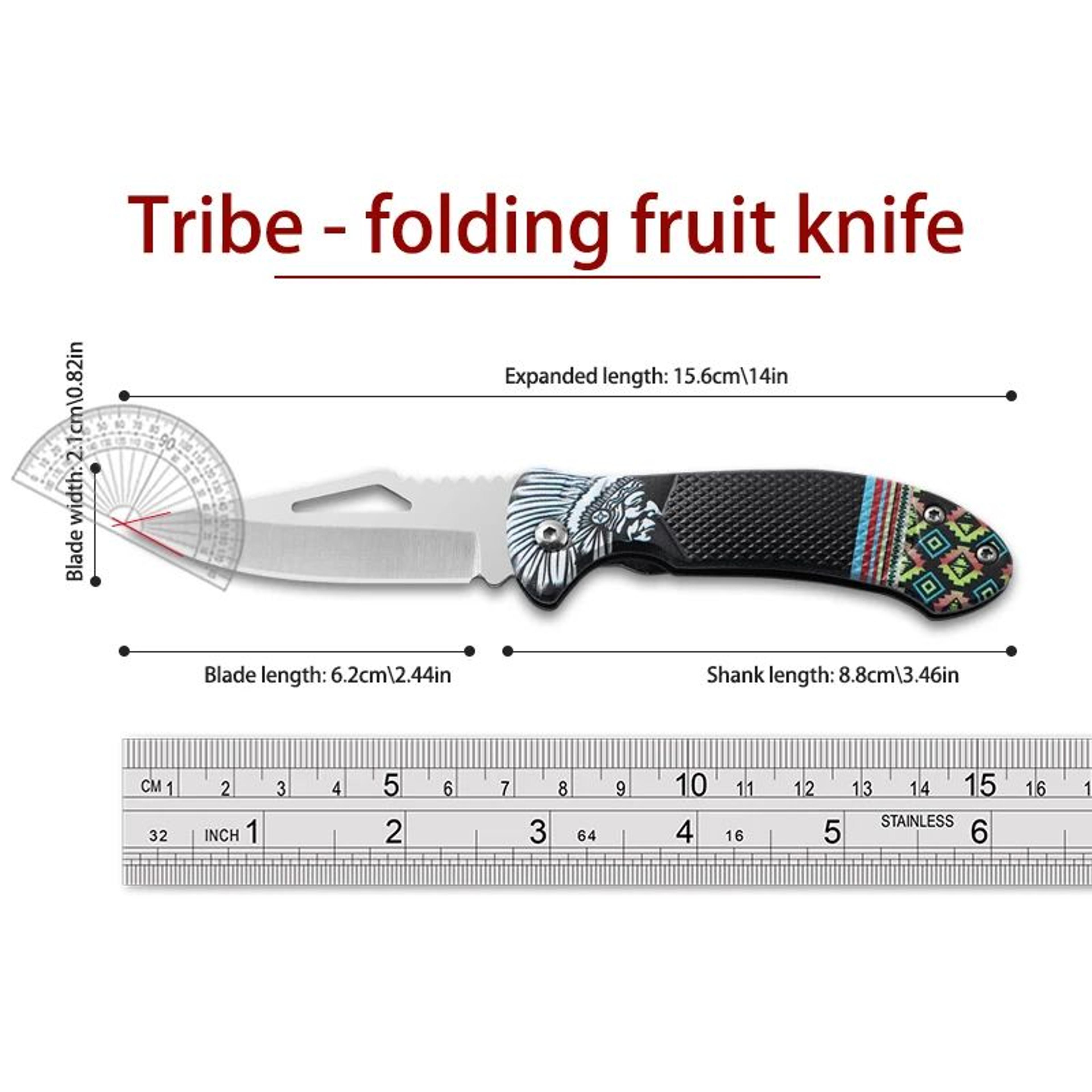 Portable Stainless Steel Folding Kitchen Knife For Fruit Vegetables And Meat 4