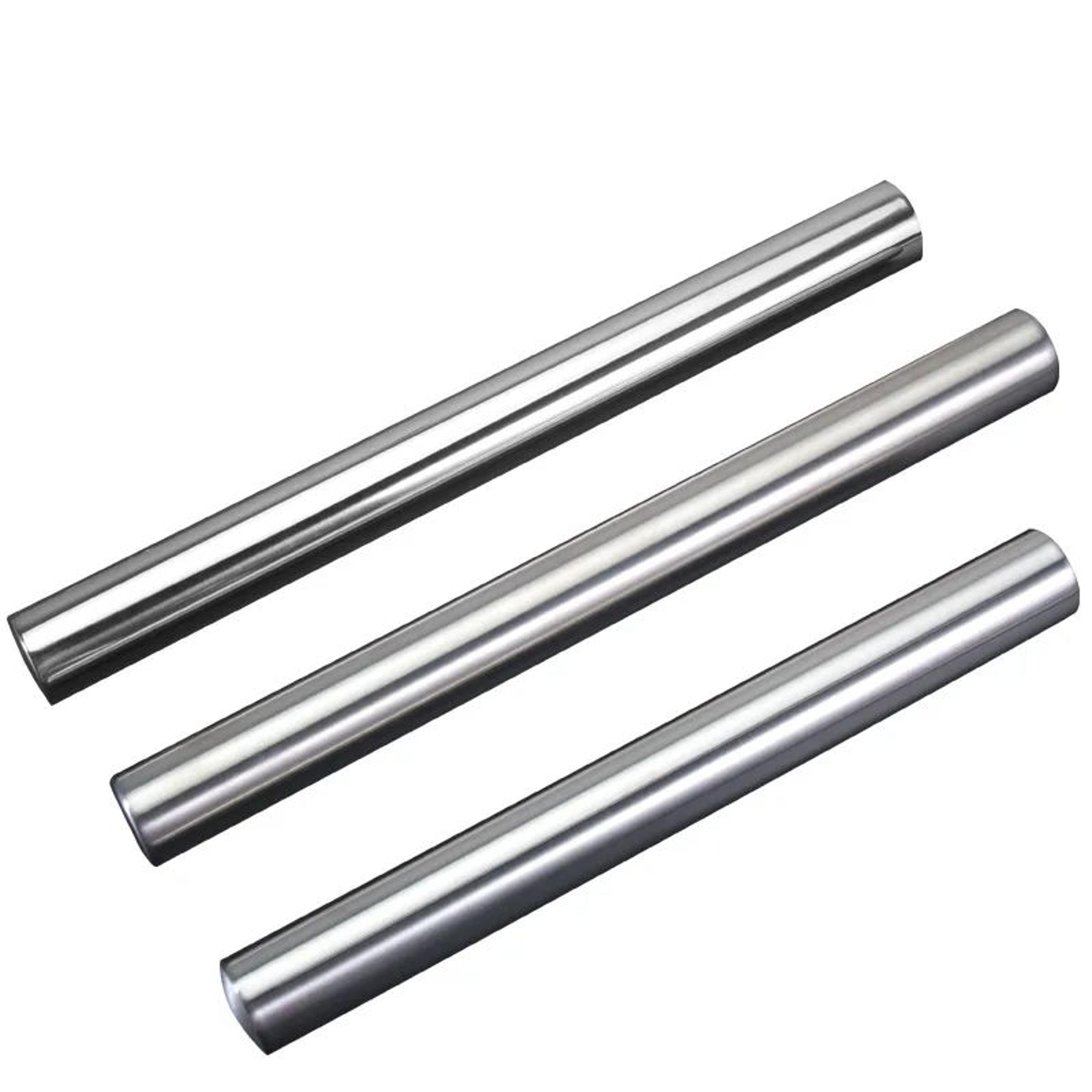 40cm Stainless Steel French Rolling Pin For Pastry Pizza And Cookie Dough 4
