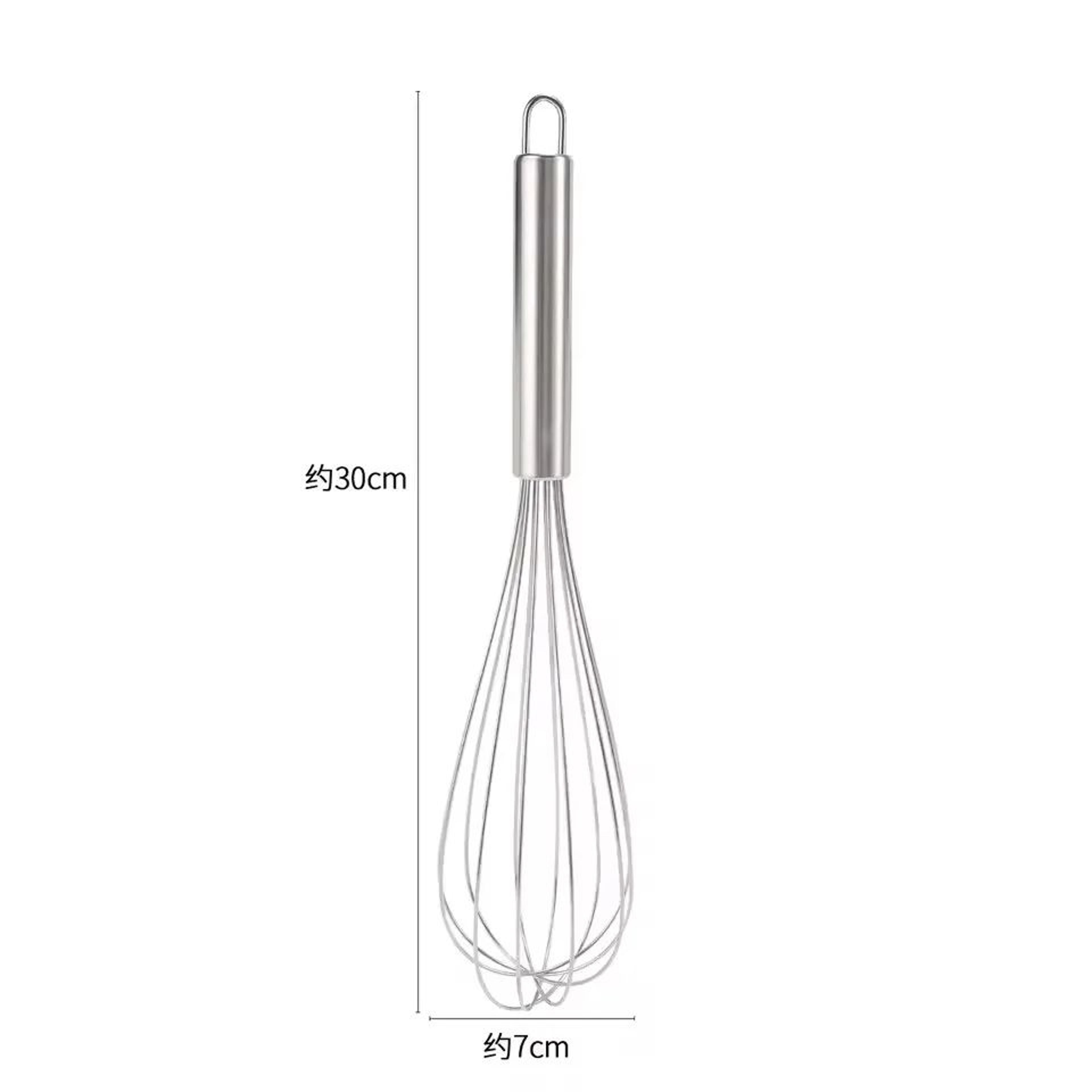 Stainless Steel Rotary Manual Egg Beater And Kitchen Whisk Mixer 7