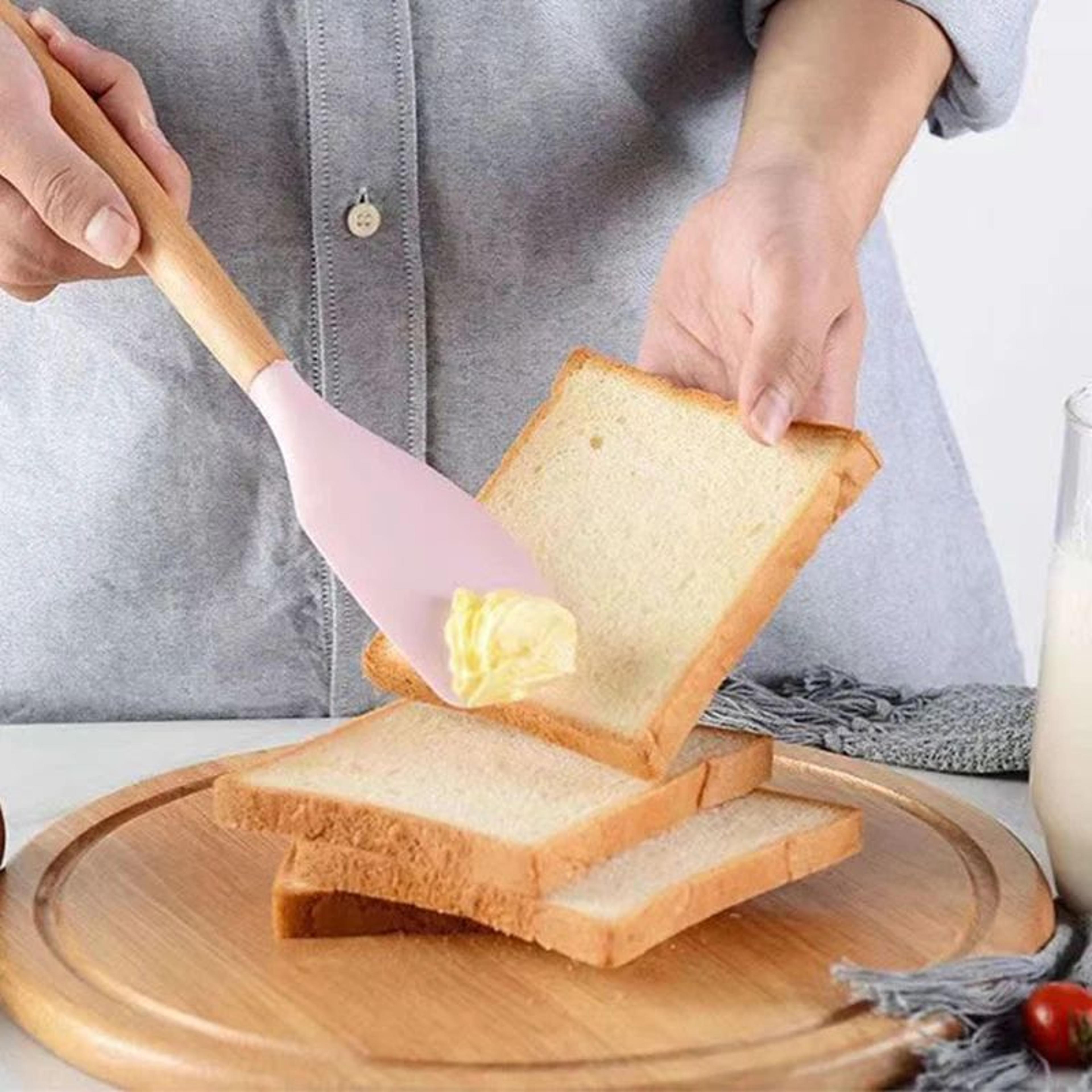 Heat Resistant Silicone Baking Scraper For Cream Butter And Pastry 5