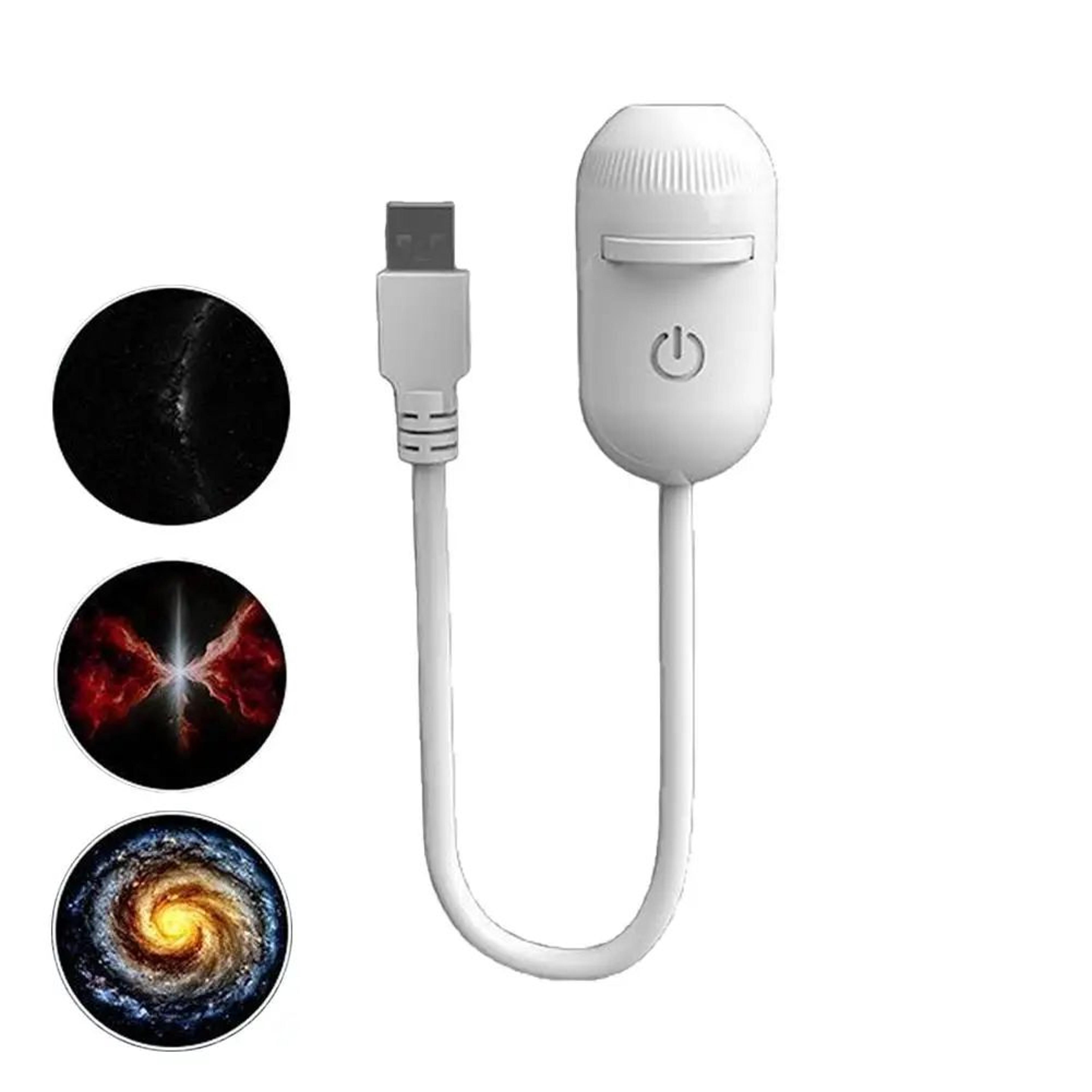 2in1 Mini Galaxy Star Projector Night Light USB Portable Ambient Lamp 10