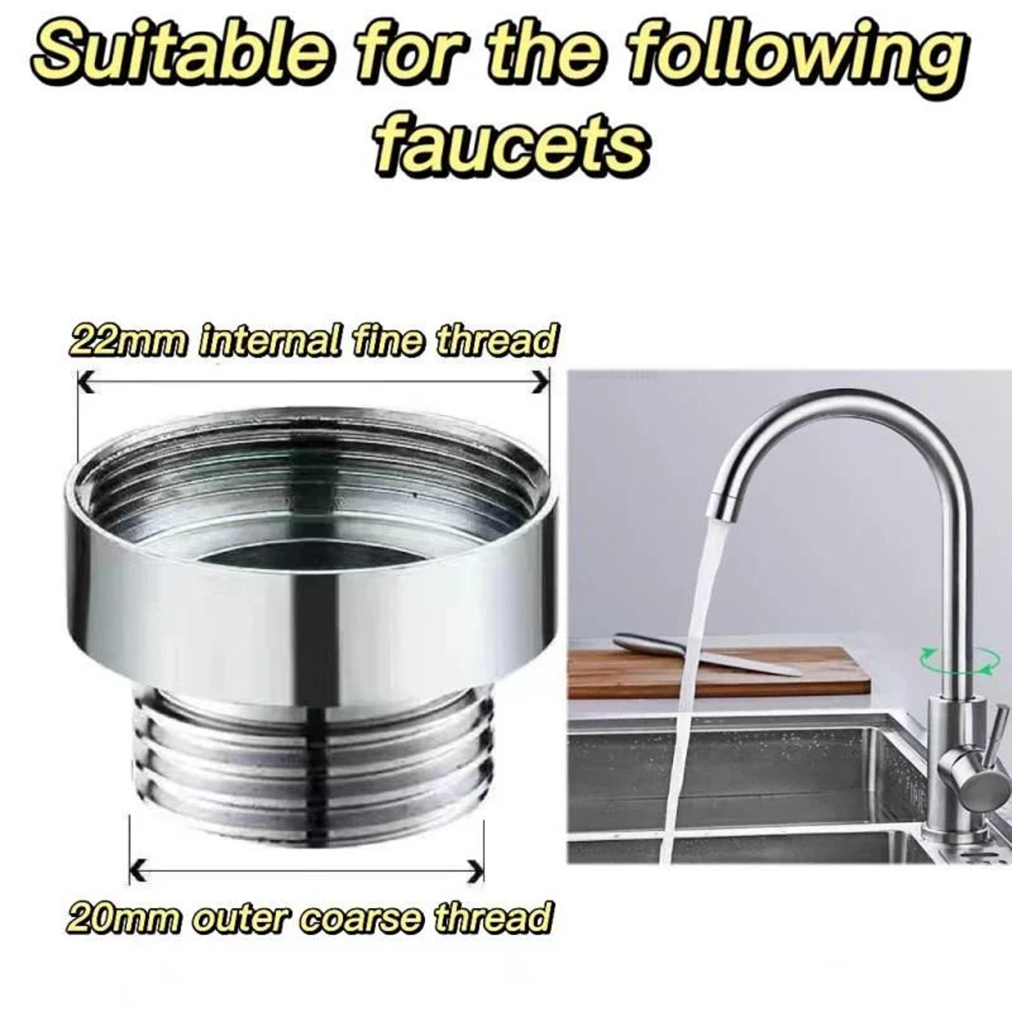 360 Flexible Kitchen Sink Faucet Extender Hose 14