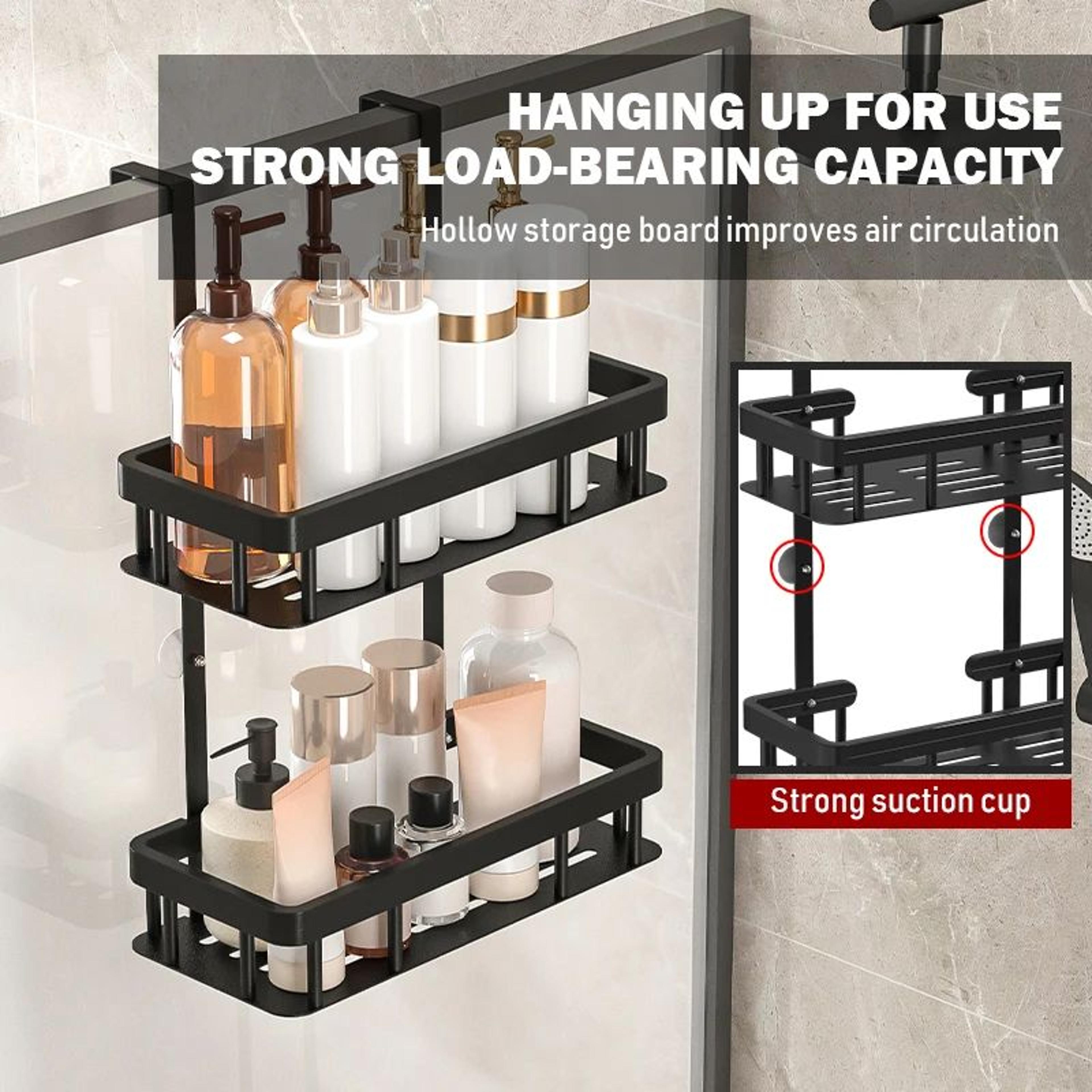 23 Tier Rustproof Over Door Shower Caddy Bathroom Organizer 3