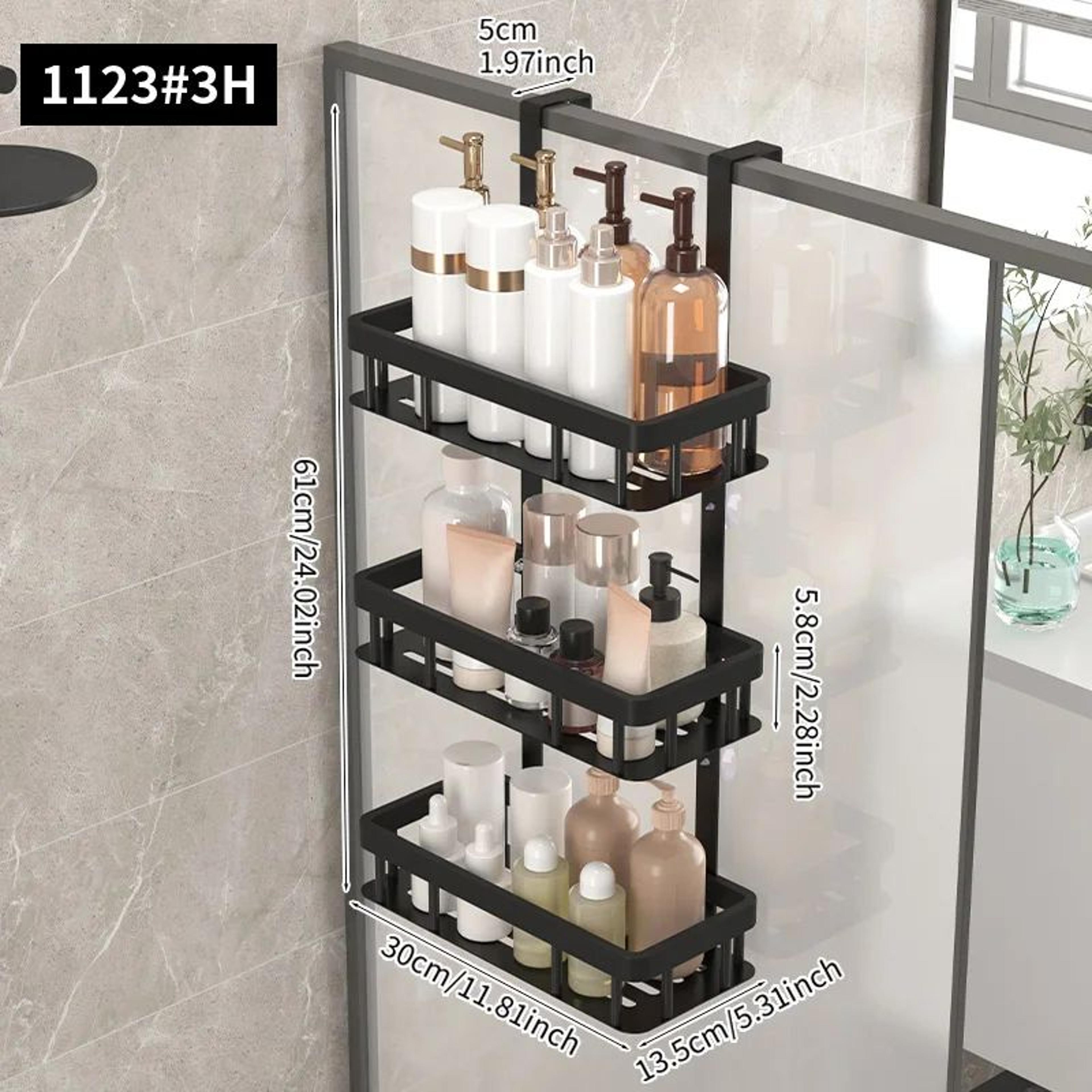23 Tier Rustproof Over Door Shower Caddy Bathroom Organizer 6