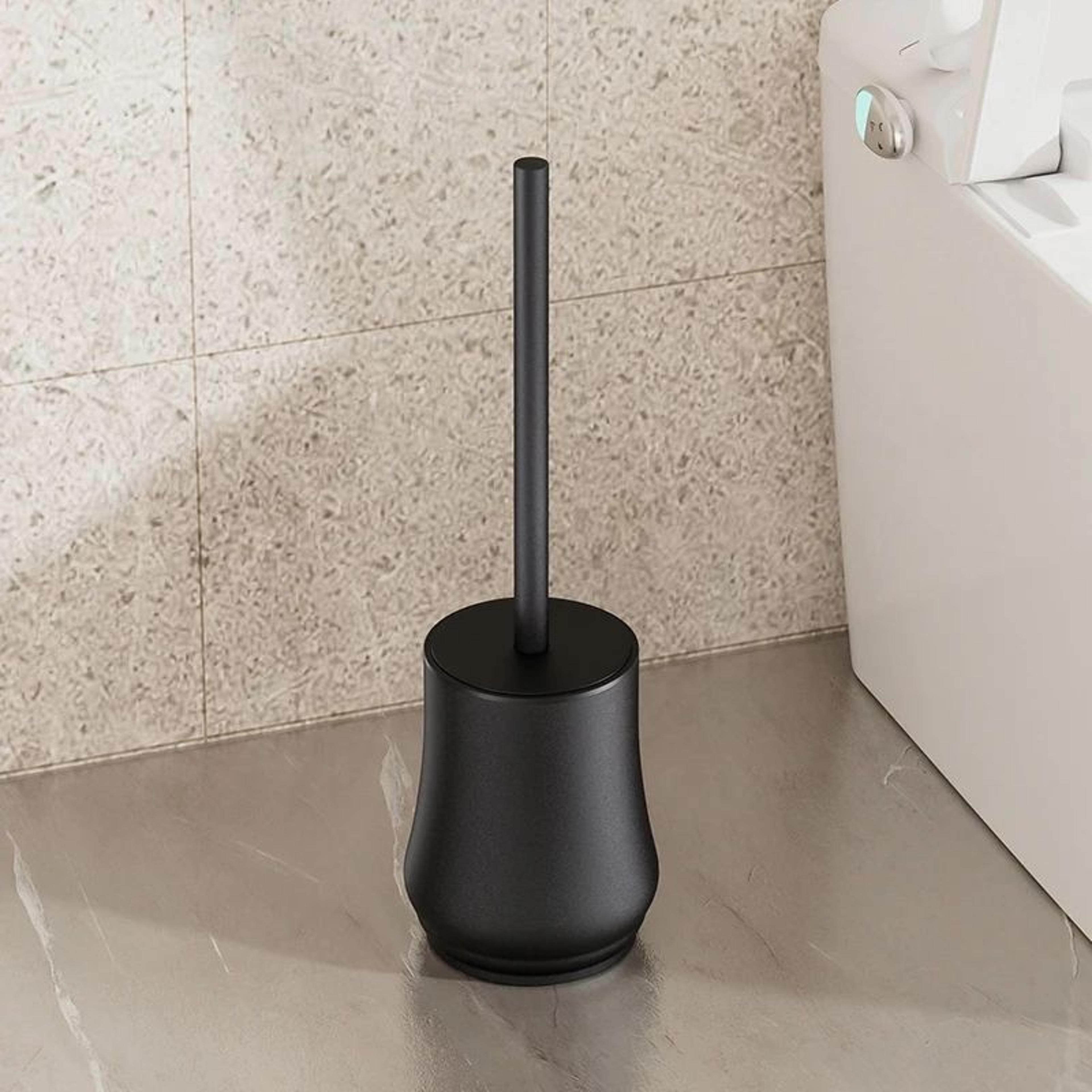 Modern Toilet Brush And Holder With Stand For Bathroom Cleaning 5