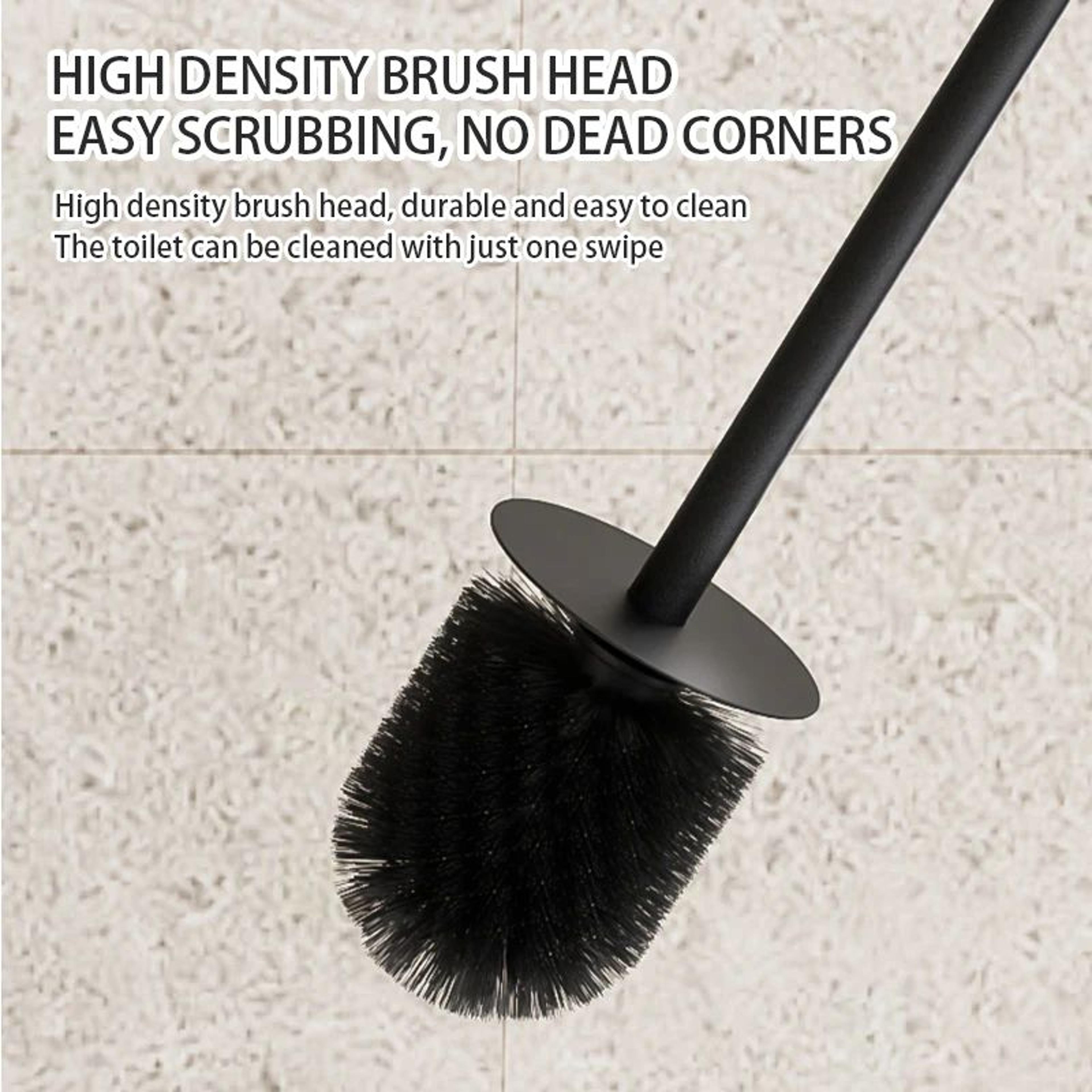Modern Toilet Brush And Holder With Stand For Bathroom Cleaning 1