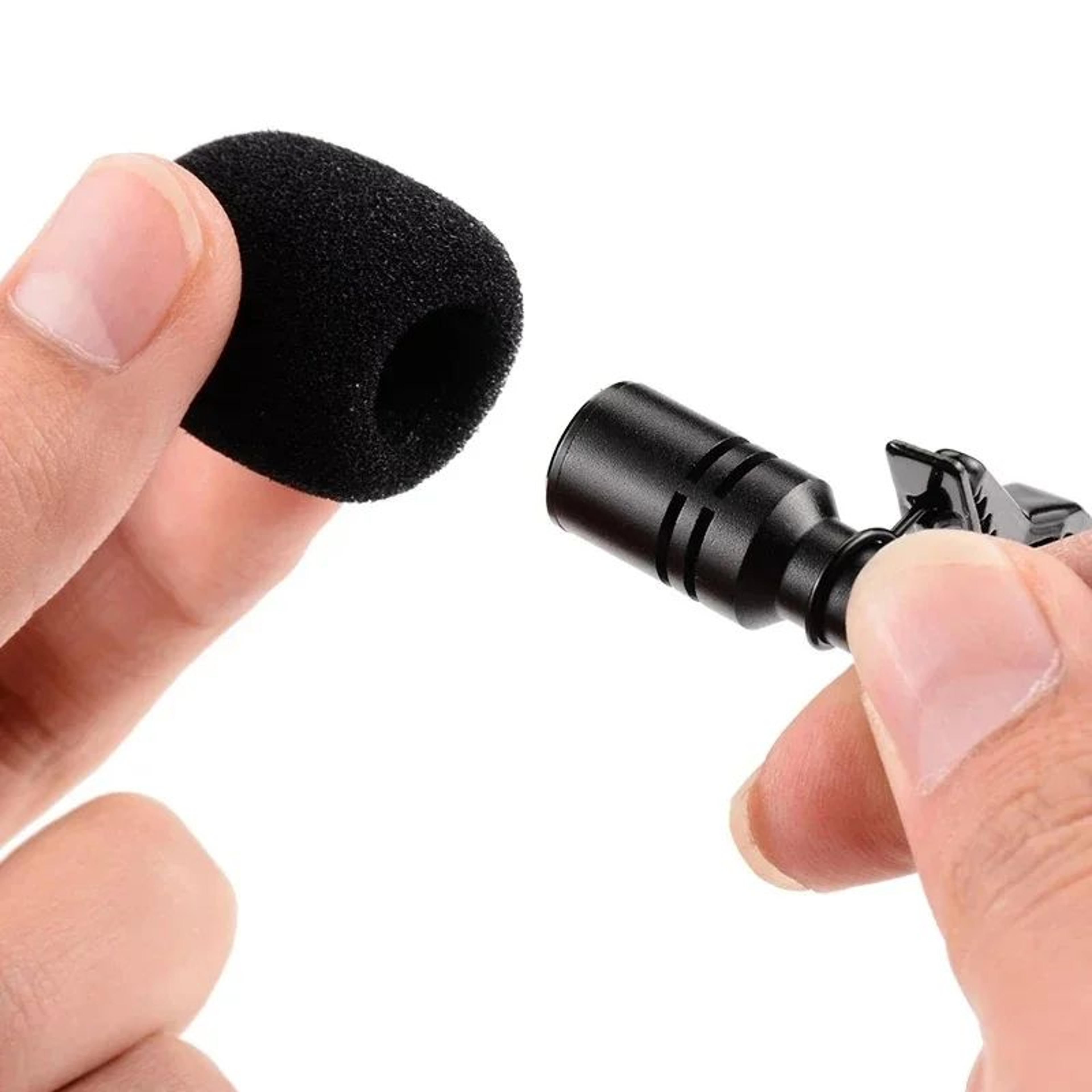 Portable Mini Lavalier Microphone With USB TypeC And 35mm ClipOn Condenser Mic 4
