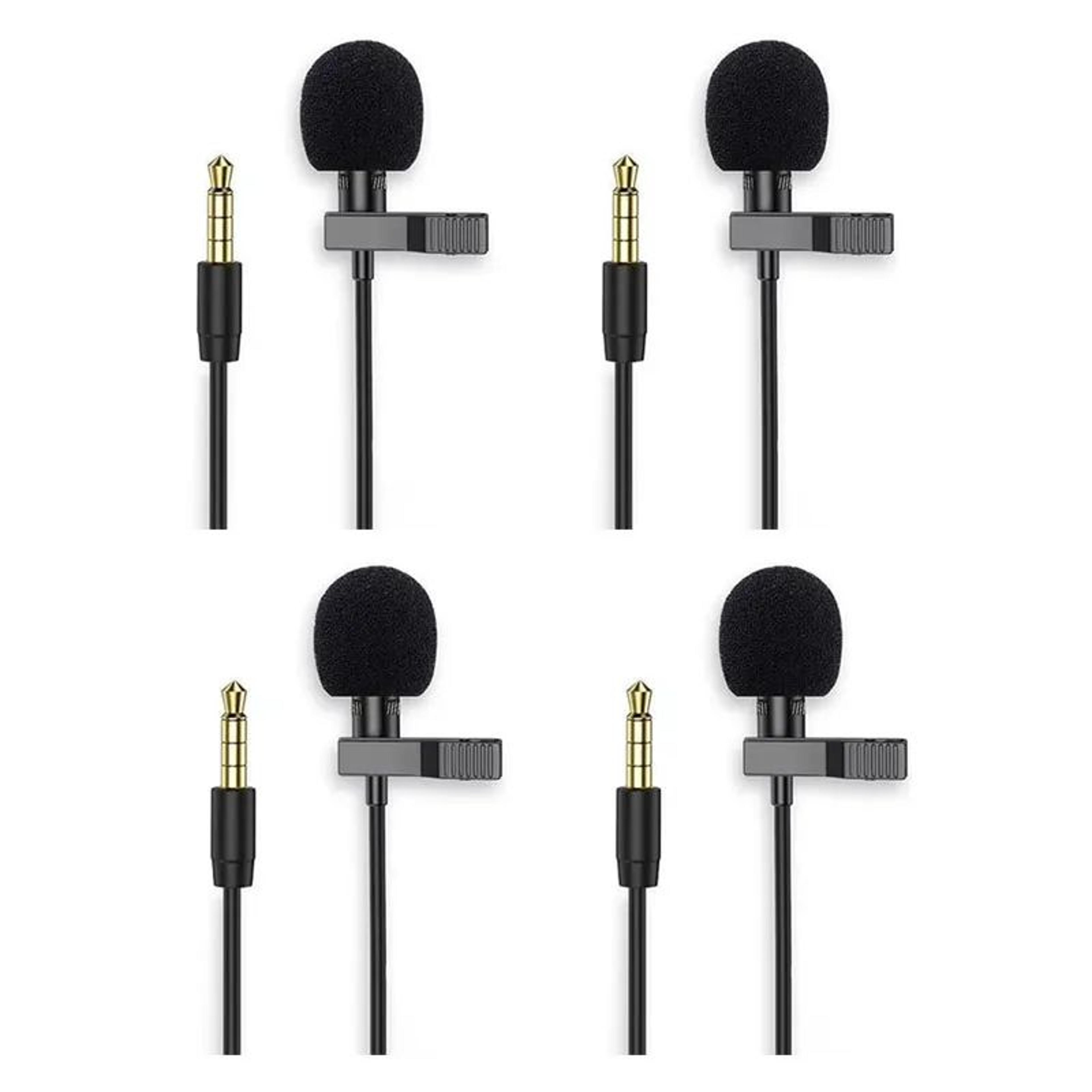 Portable Mini Lavalier Microphone With USB TypeC And 35mm ClipOn Condenser Mic 6