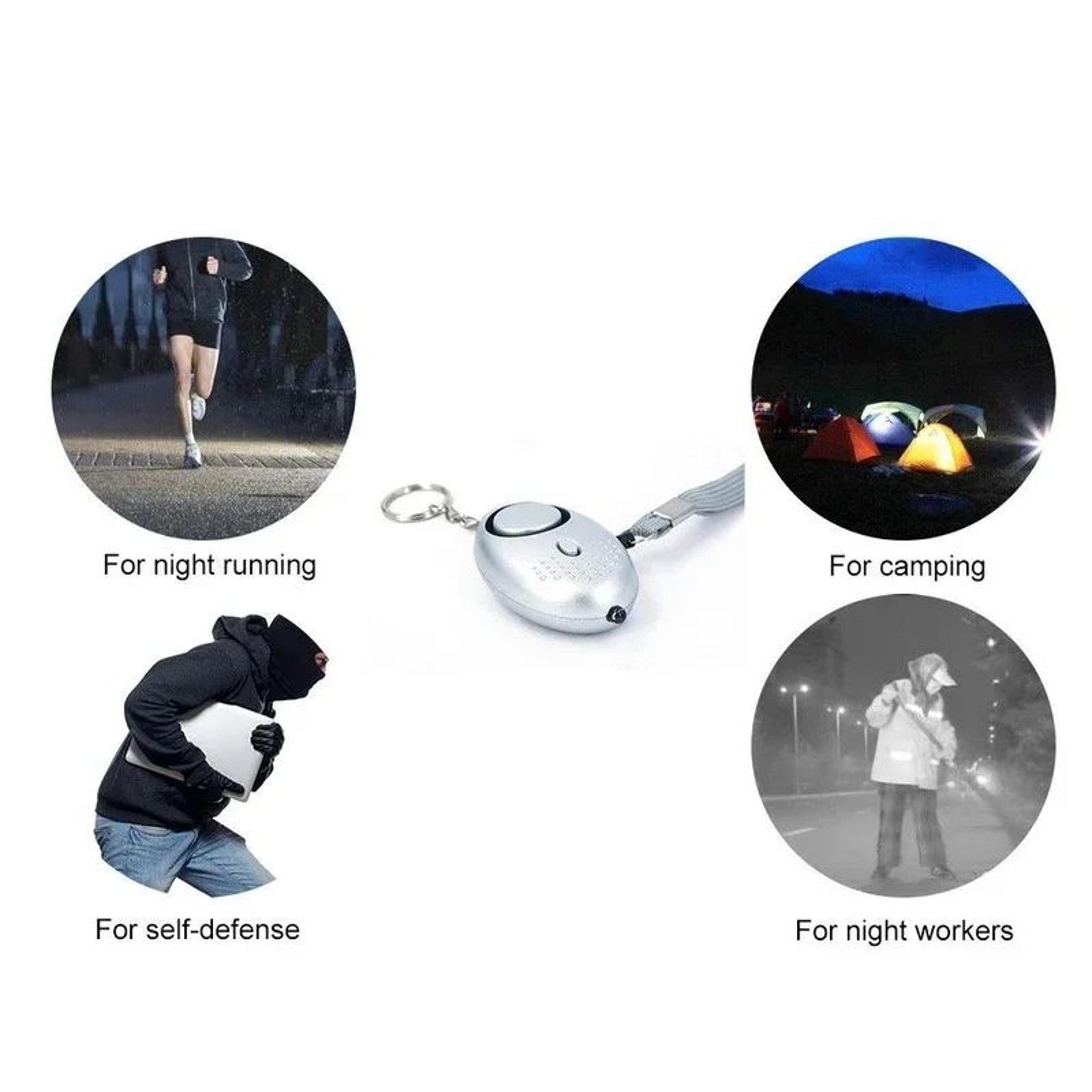 Personal Safety Alarm Keychain Loud Emergency Siren 1 Or 4PCS 3