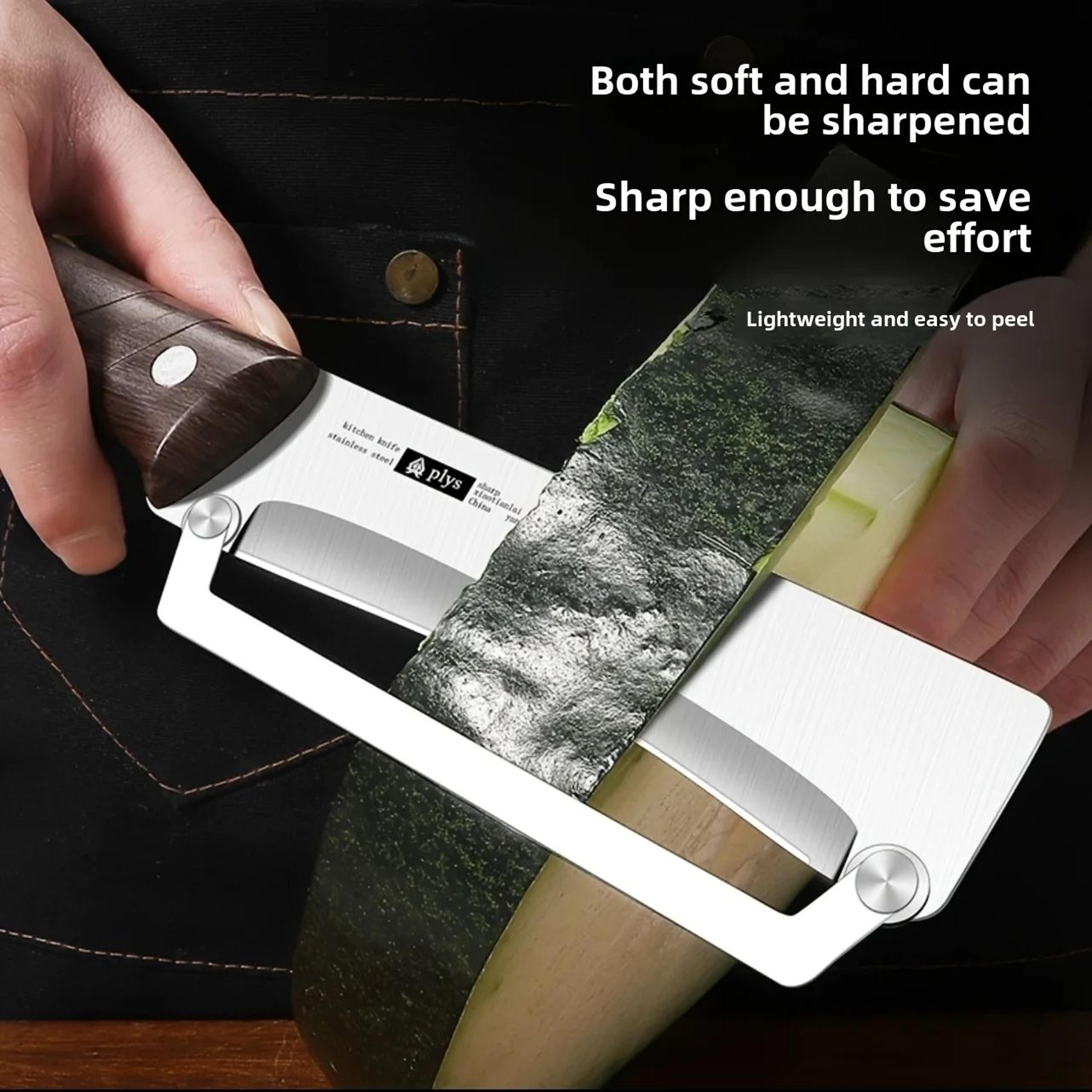 Stainless Steel Vegetable Peeler With Wooden Handle For Fruits And Vegetables 2