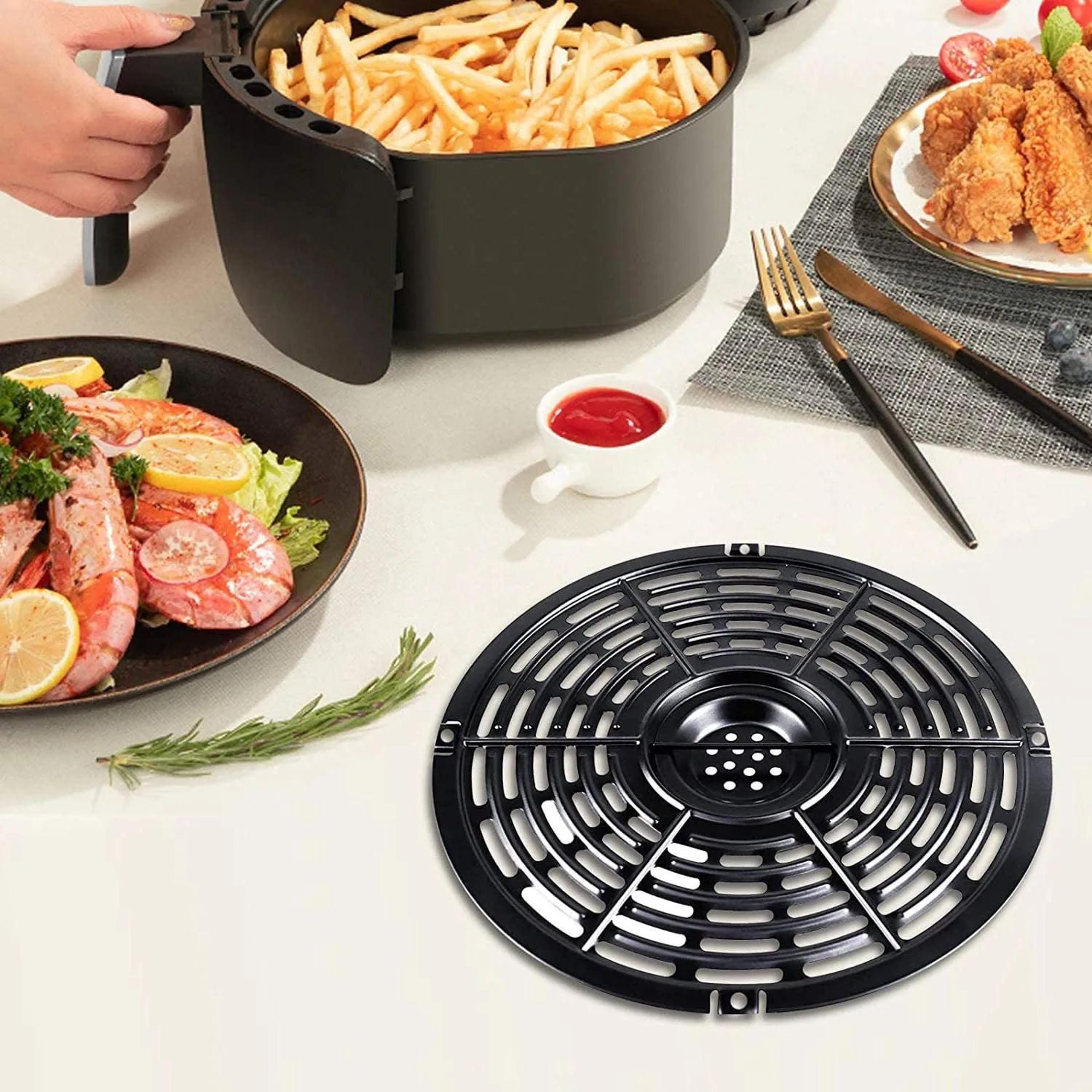 Air Fryer Replacement Grill Pan With Food Divider Crisper Tray 2