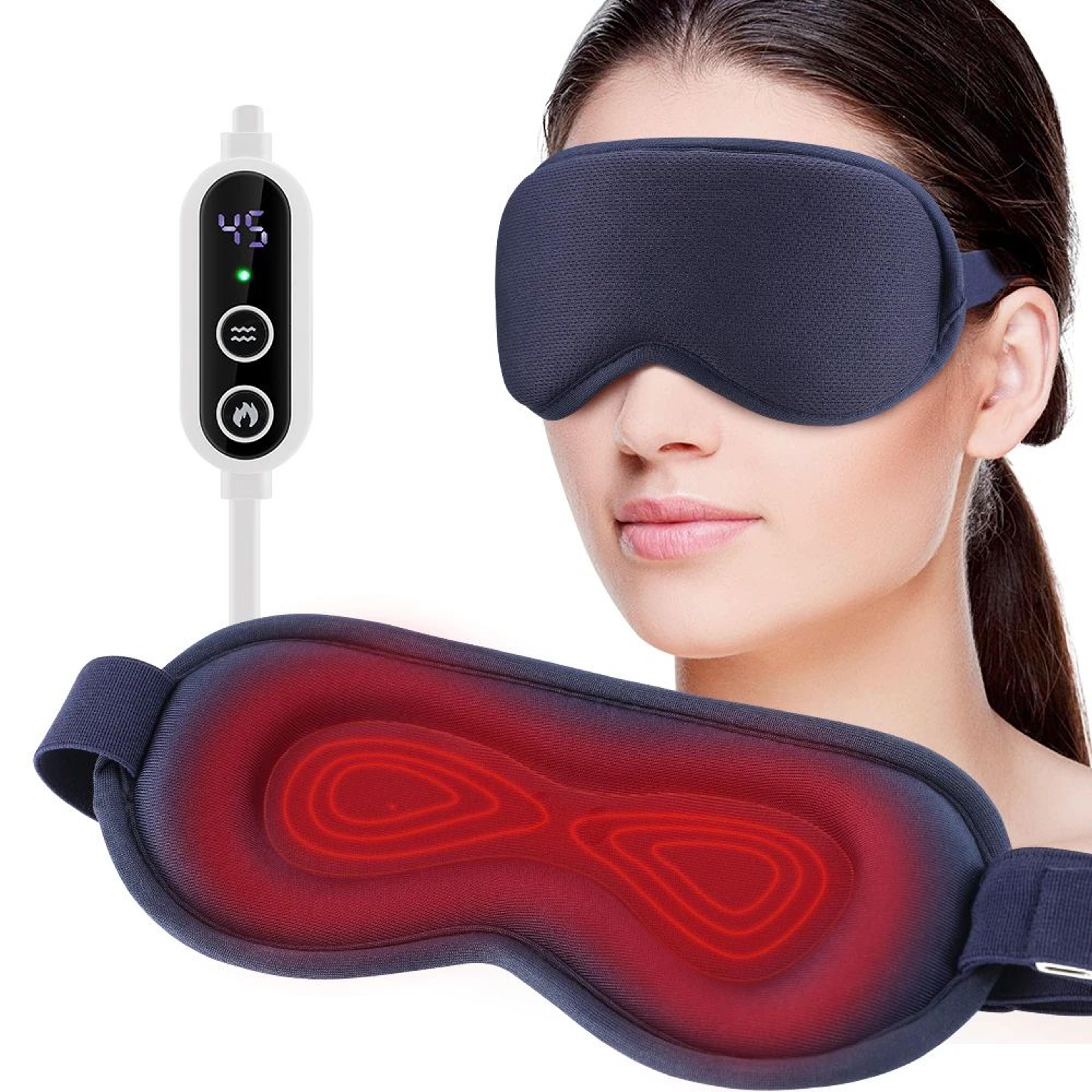 3D Heated Eye Massage Mask With Hot Compress And Vibration 3