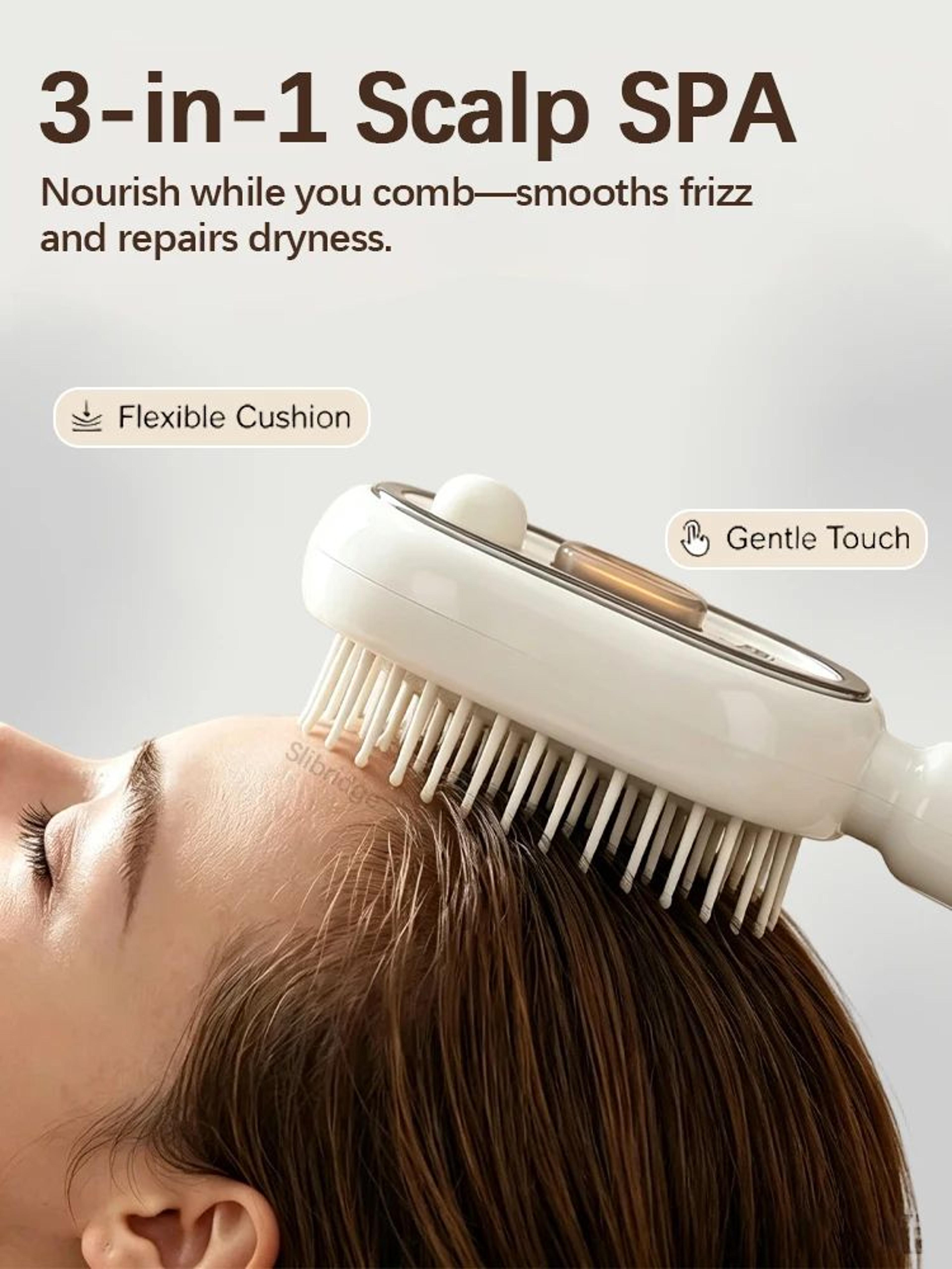 Multifunctional Spray Hair Brush With Scalp Massage And AntiFrizz Detangling 1