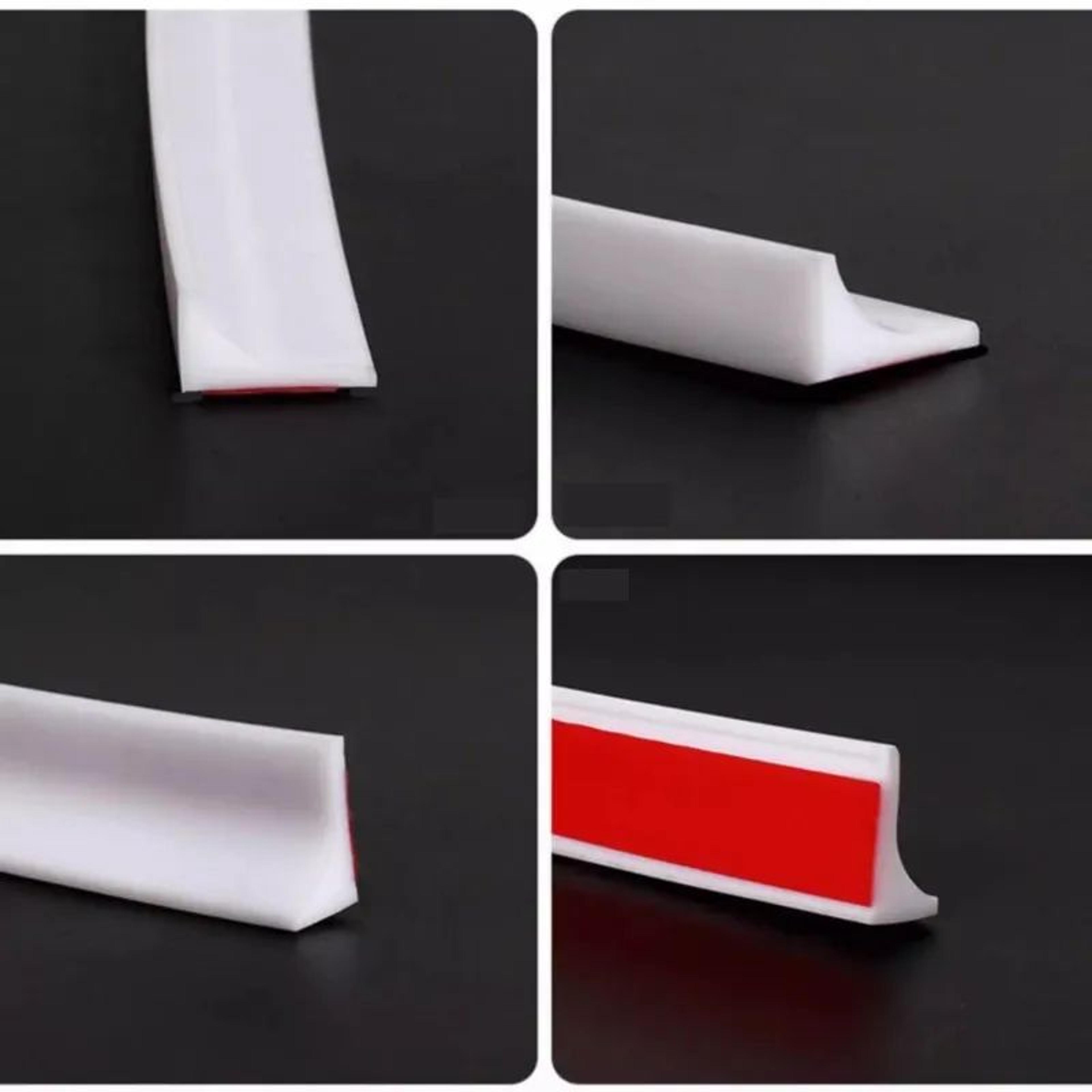 Silicone Shower Threshold Water Dam SelfAdhesive Water Stopper Strip 3