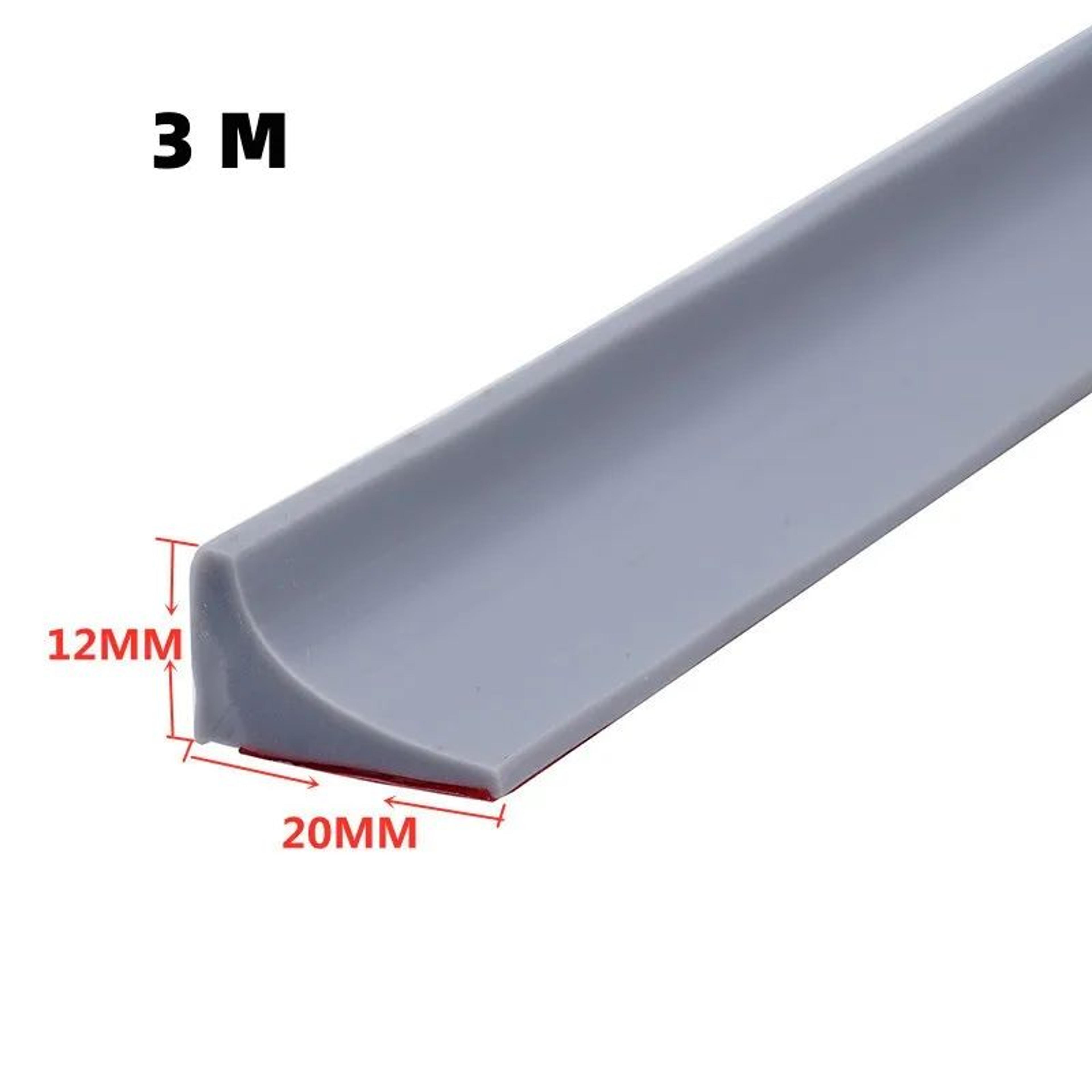 Silicone Shower Threshold Water Dam SelfAdhesive Water Stopper Strip 25