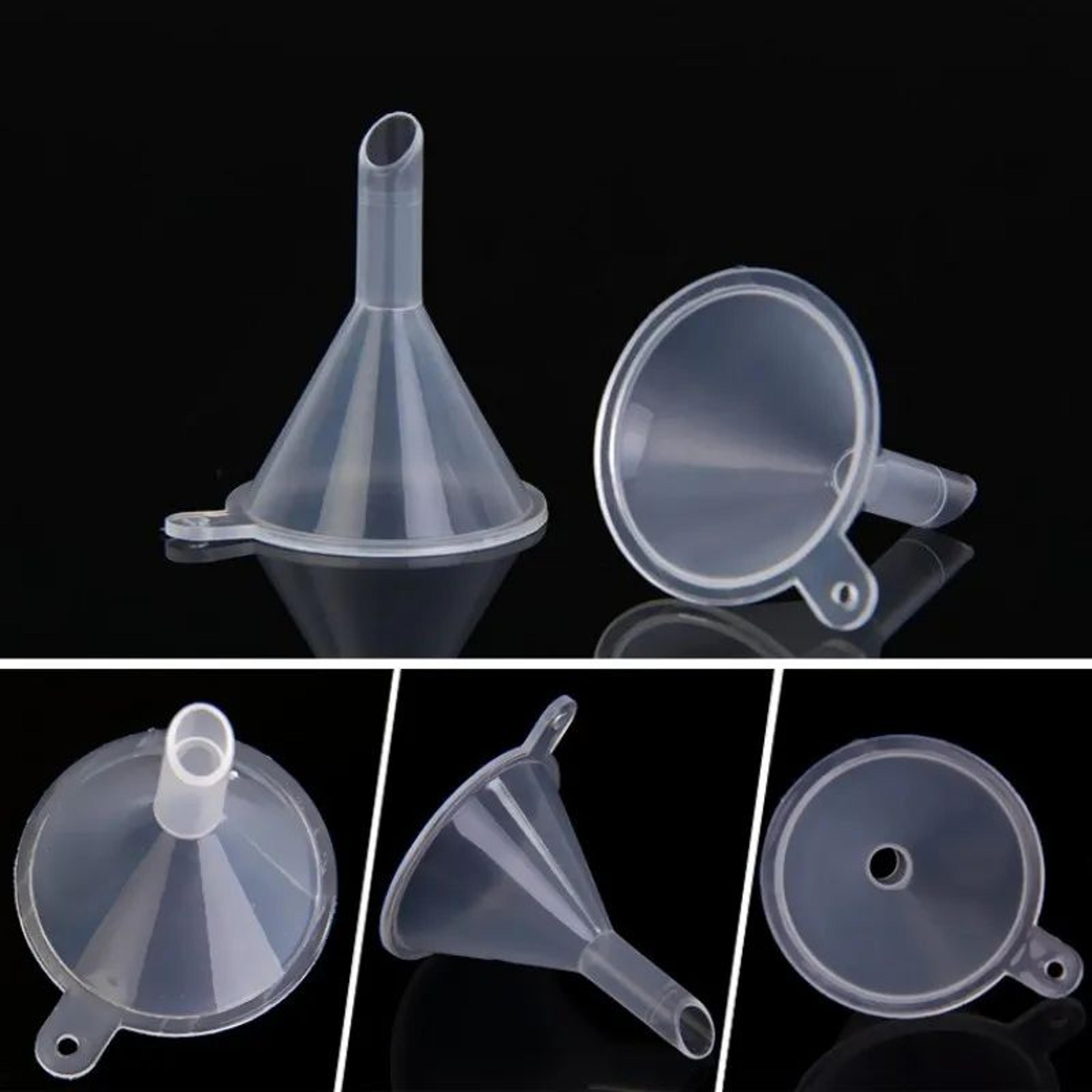 10PCS Mini Plastic Funnels For Perfume And Essential Oil Bottle Filling 4