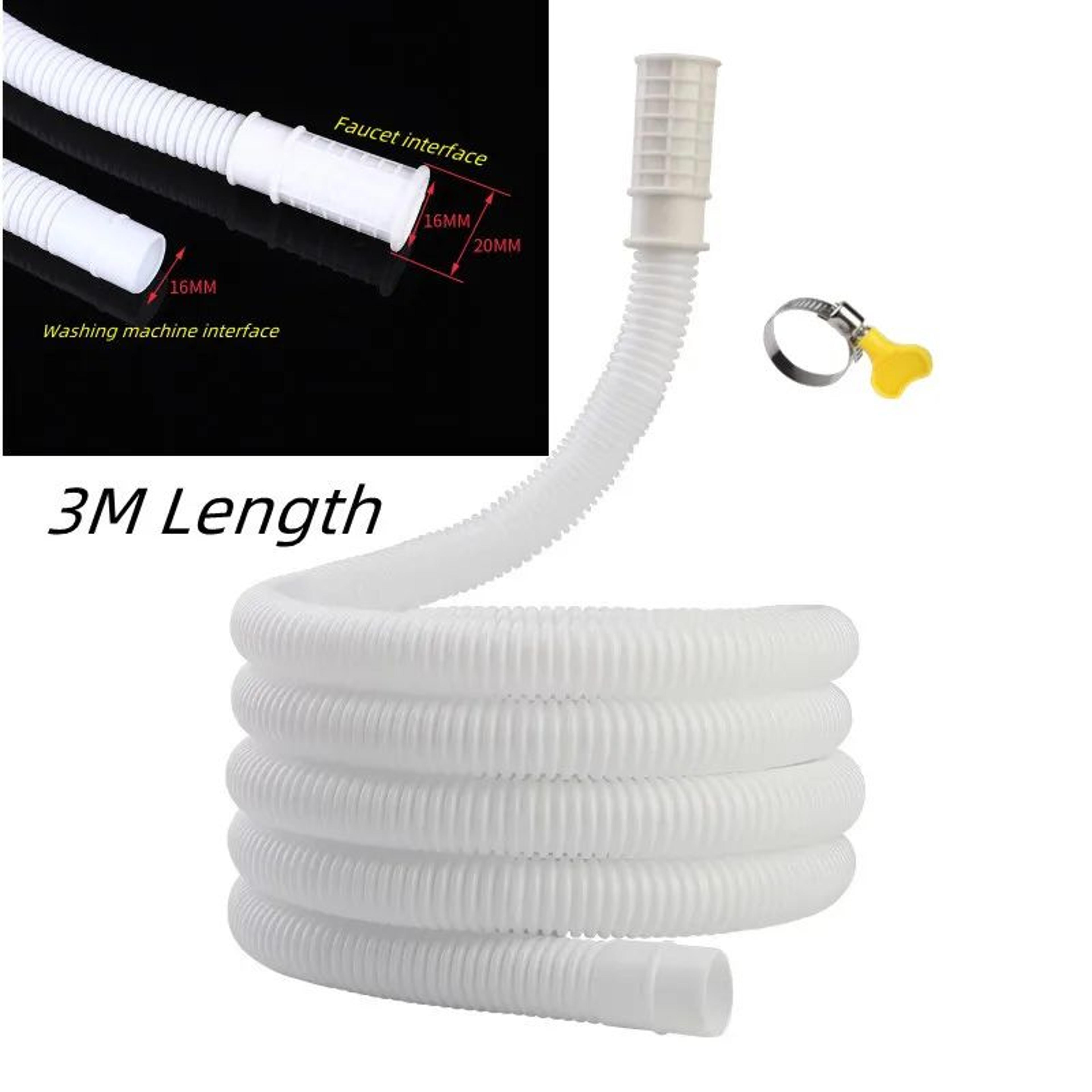 Universal 14M Washing Machine Drain Hose Flexible Drain Pipe Extension 9