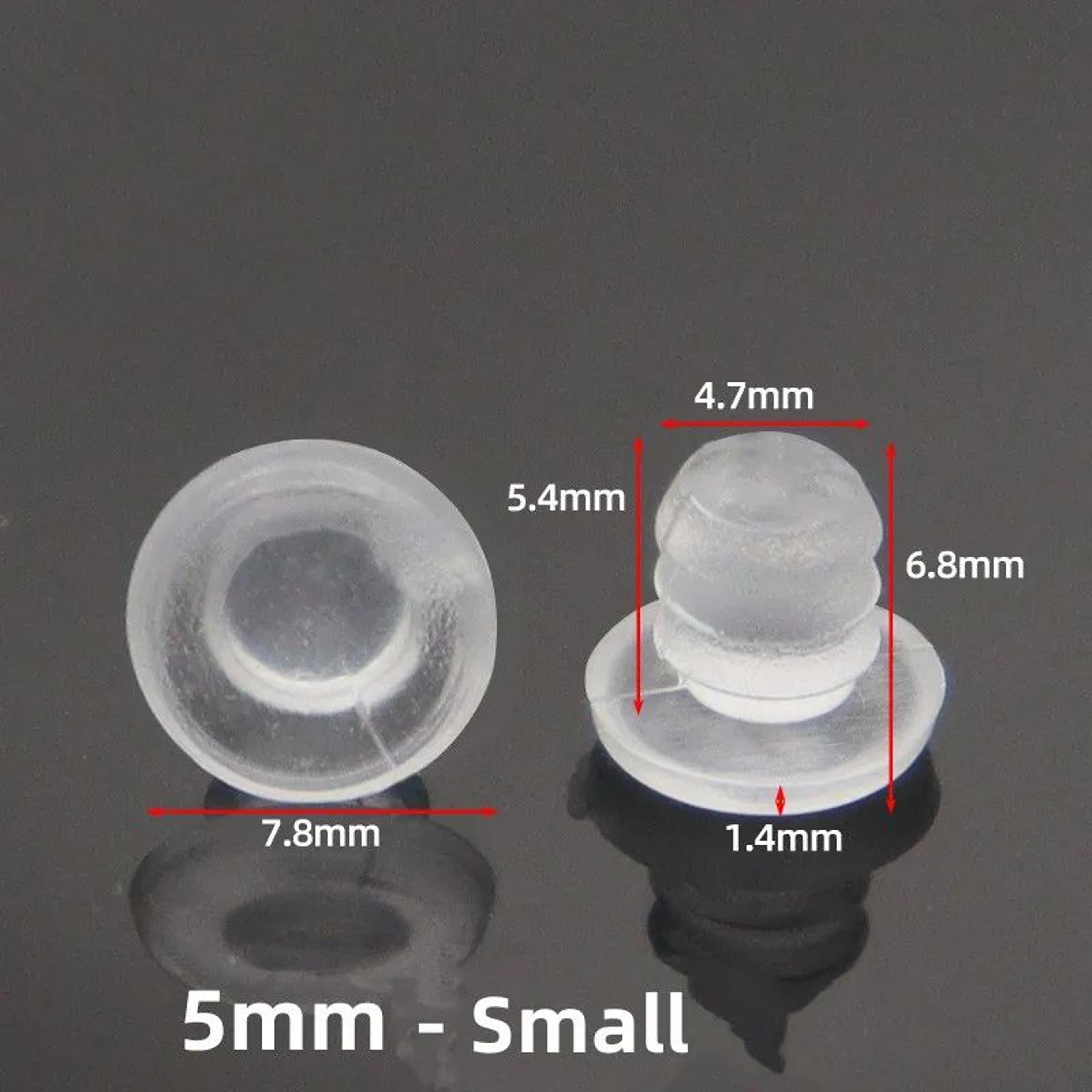 20PCS Transparent Rubber Cabinet Door Bumpers AntiSlip Furniture Pads 6