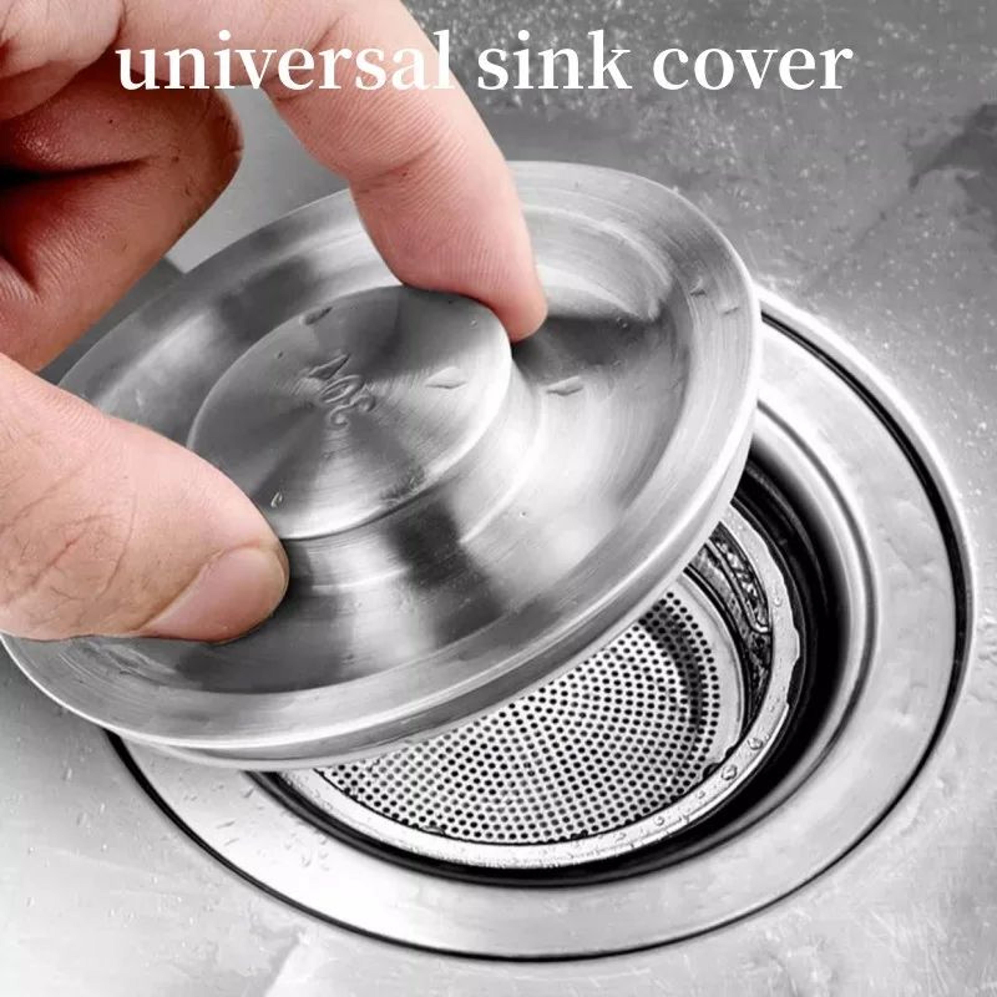 Stainless Steel Kitchen Sink Strainer Fine Mesh Drain Filter Basket With Handle 1