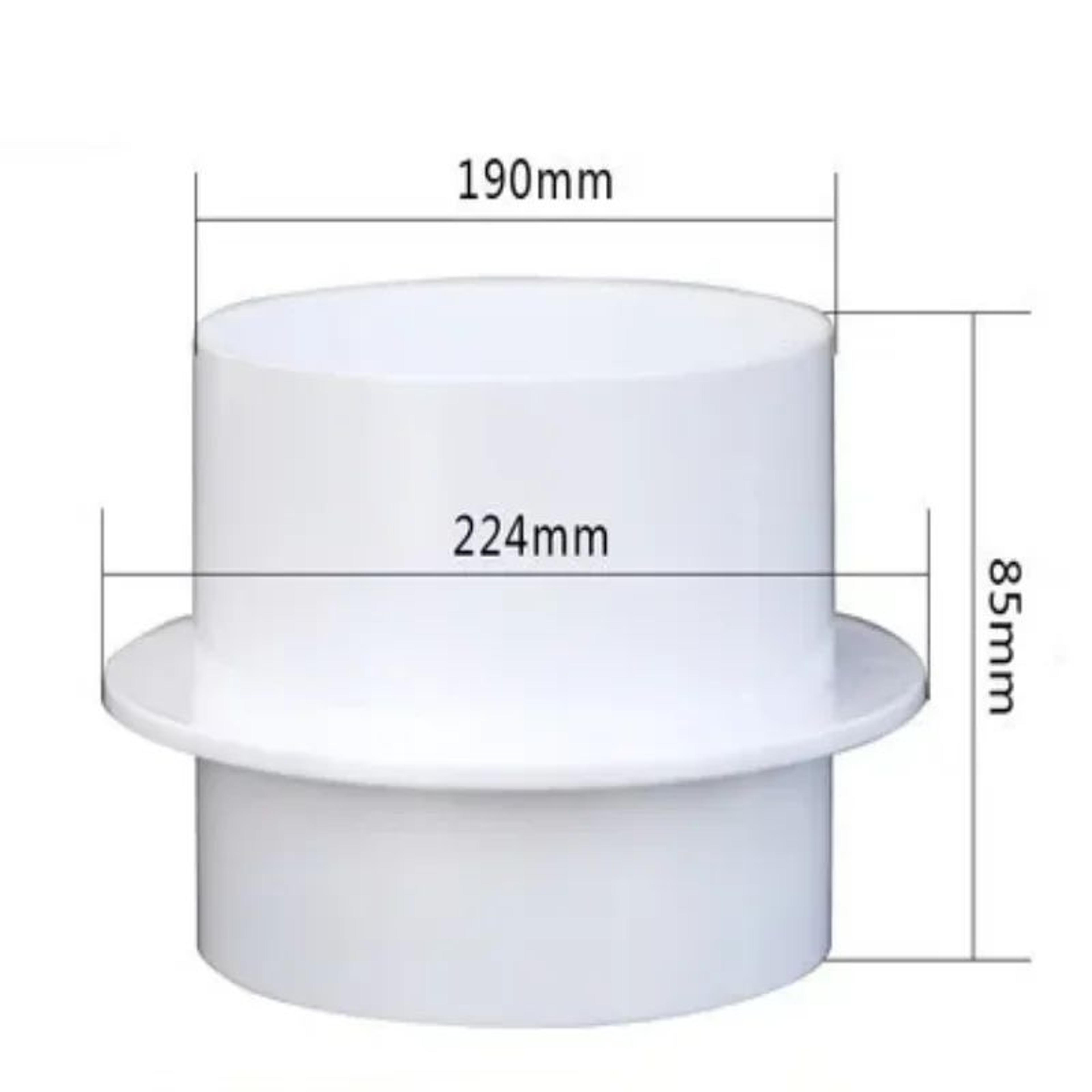 Round Air Duct Backdraft Damper Check Valve For Exhaust Fans 10