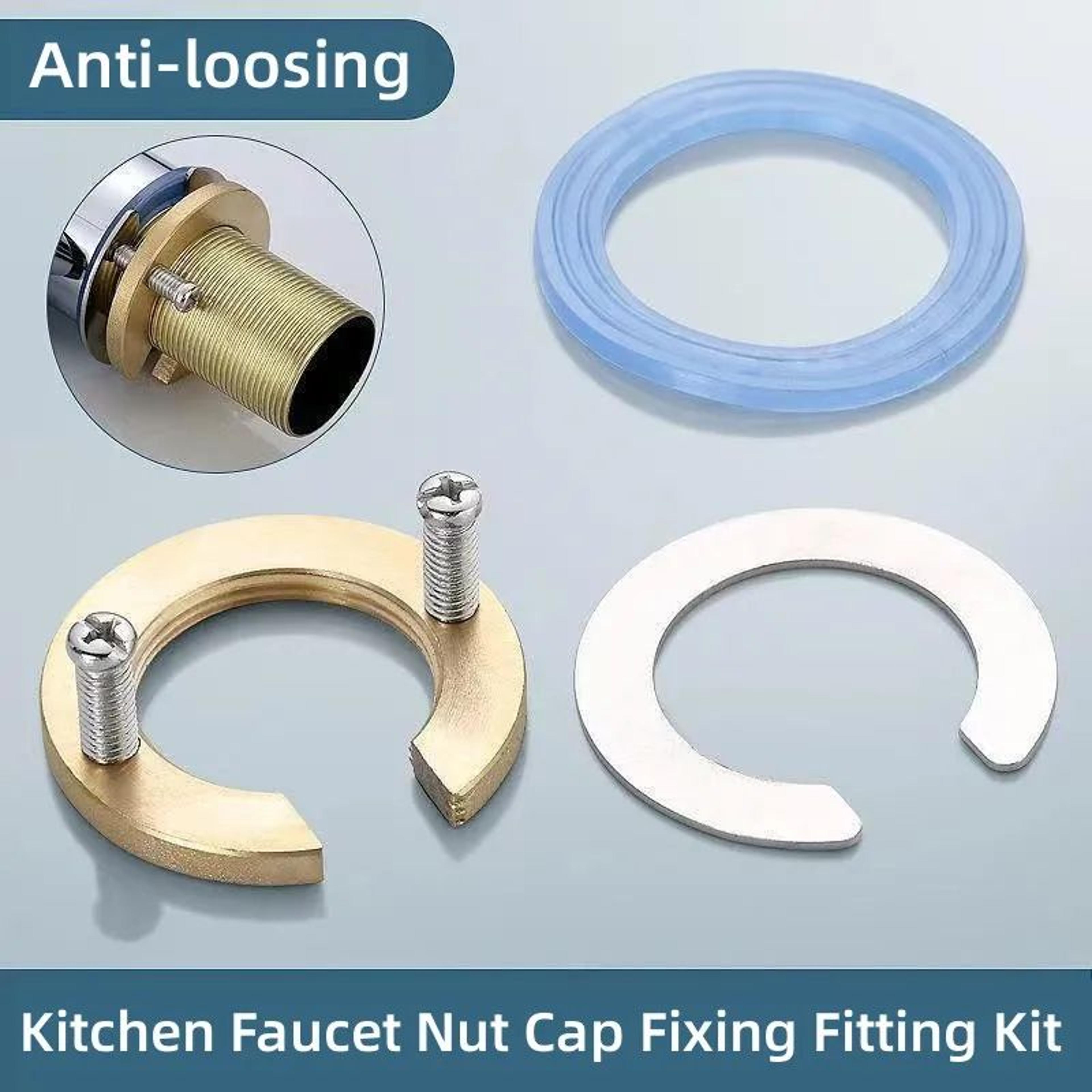 c-type faucet anti-loosening nut fixing kit for kitchen and basin taps