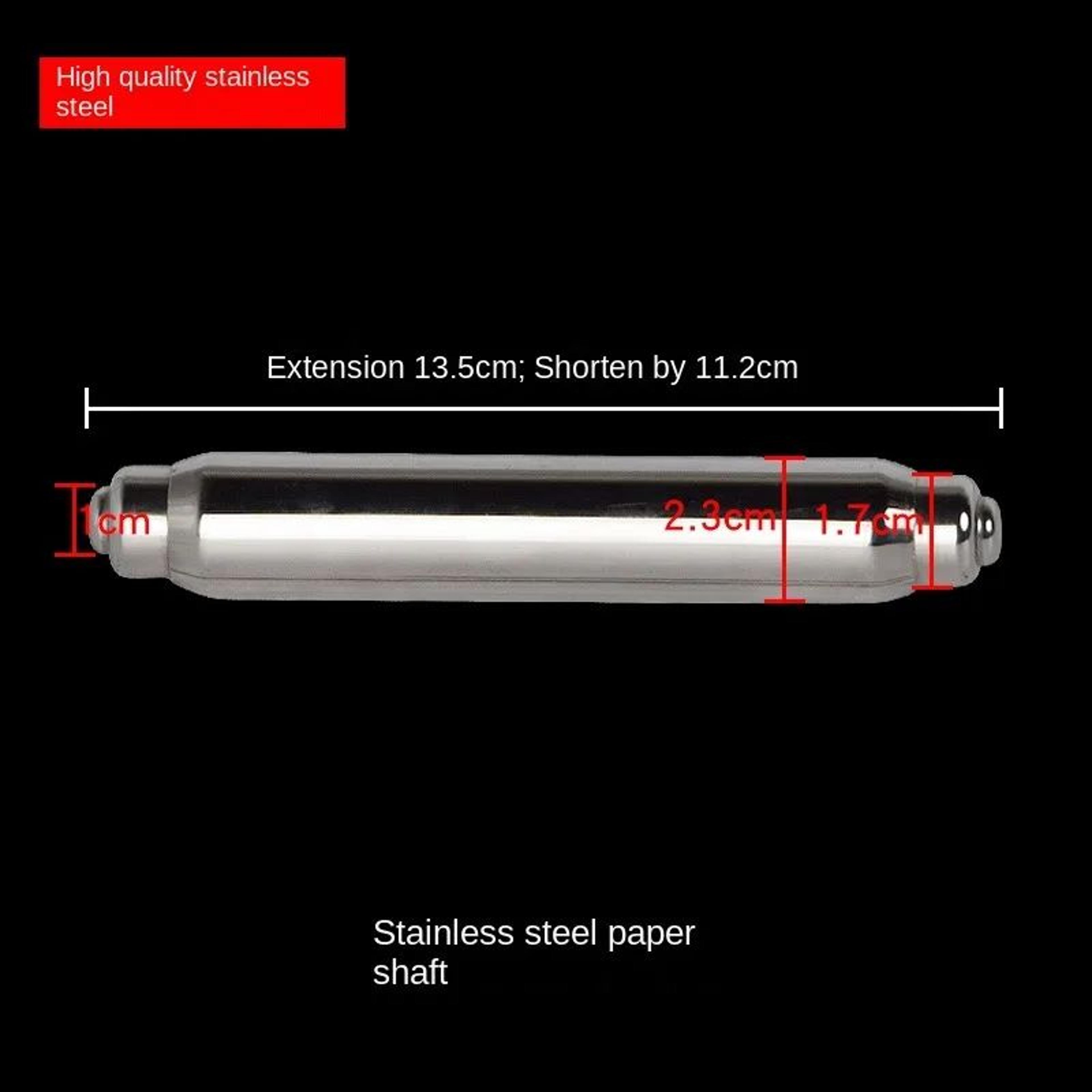 Adjustable Spring Loaded Toilet Paper Holder Spindle Replacement Rod 8