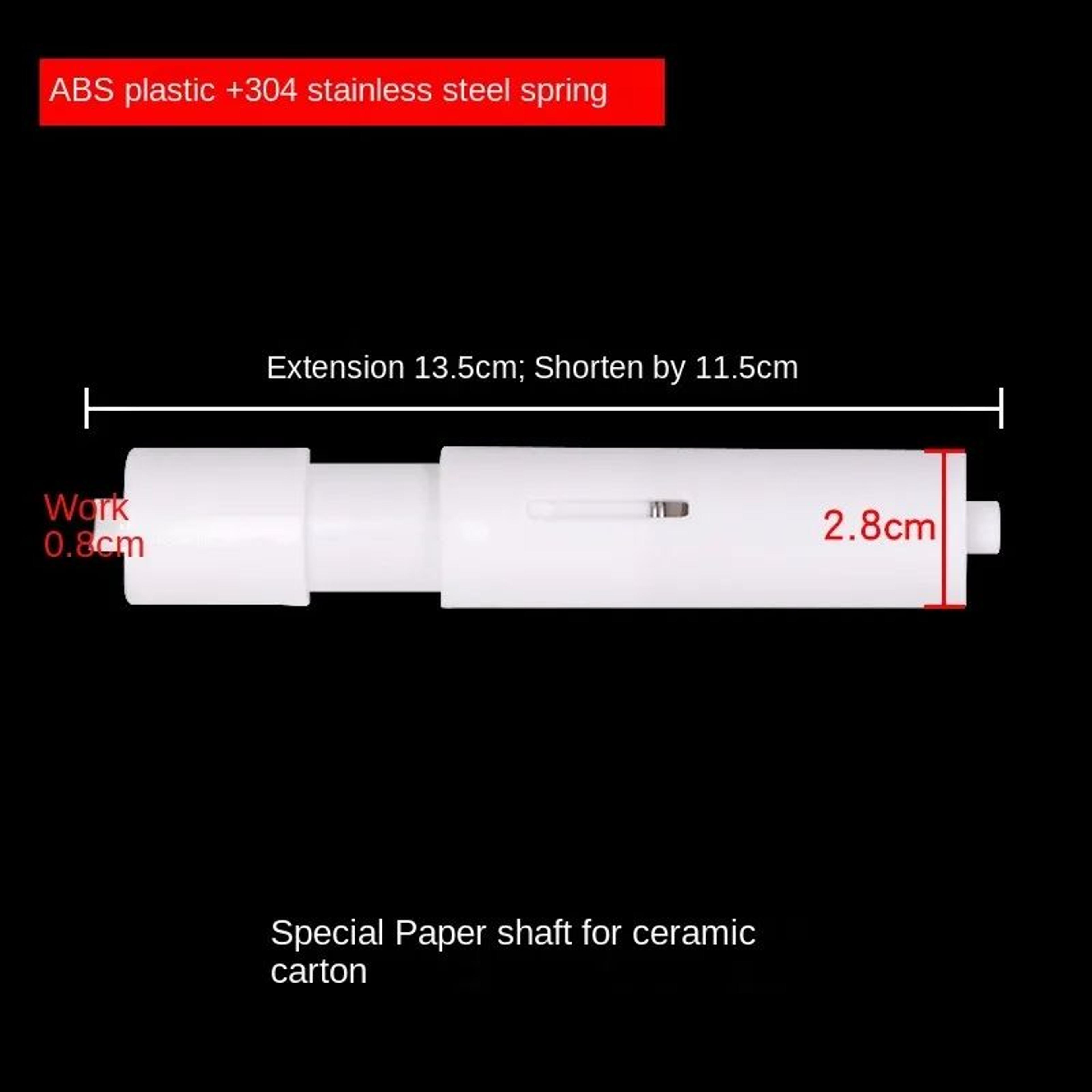 Adjustable Spring Loaded Toilet Paper Holder Spindle Replacement Rod 9
