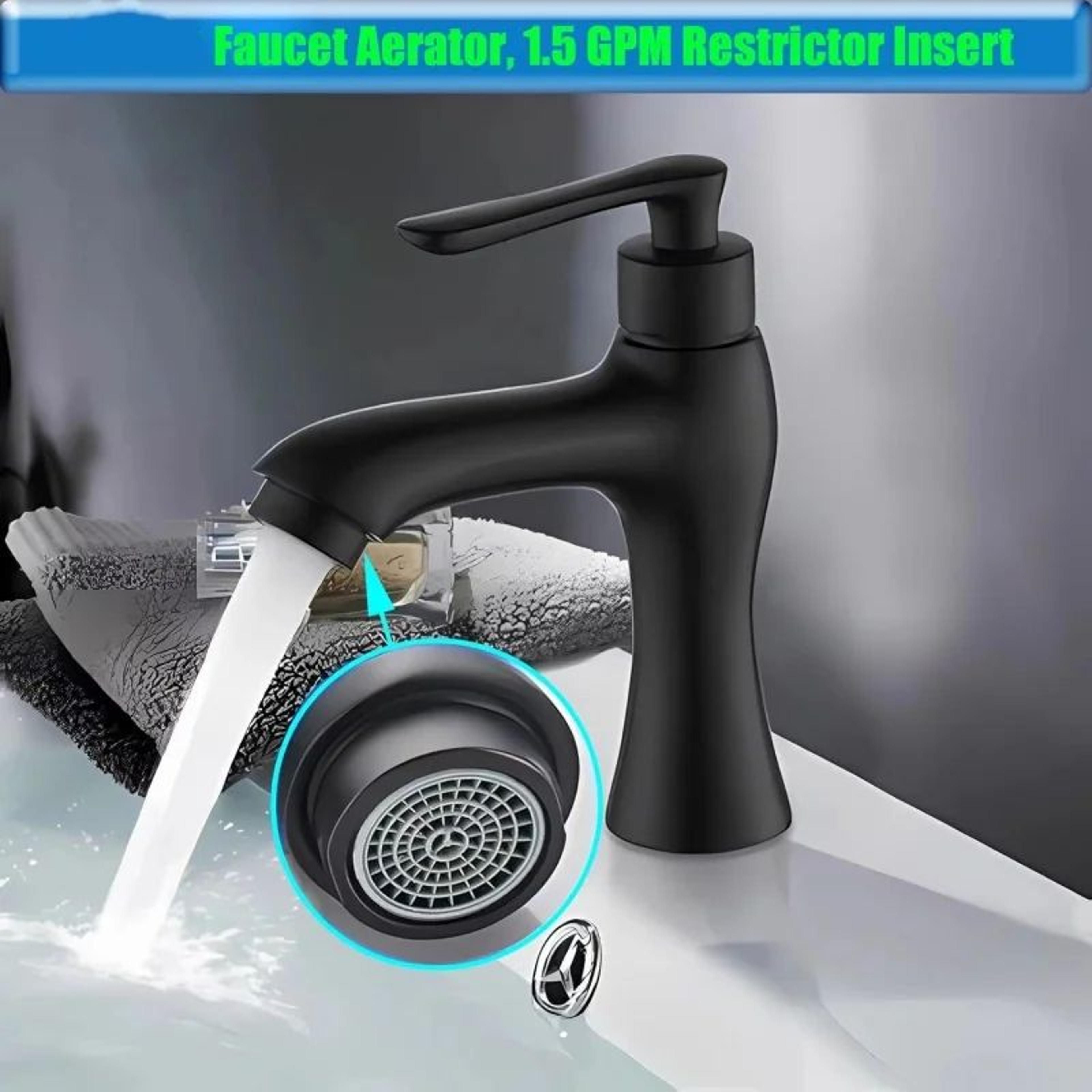 2PCS Chrome Water Saving Faucet Aerator AntiSplash Tap Filter Nozzle 2