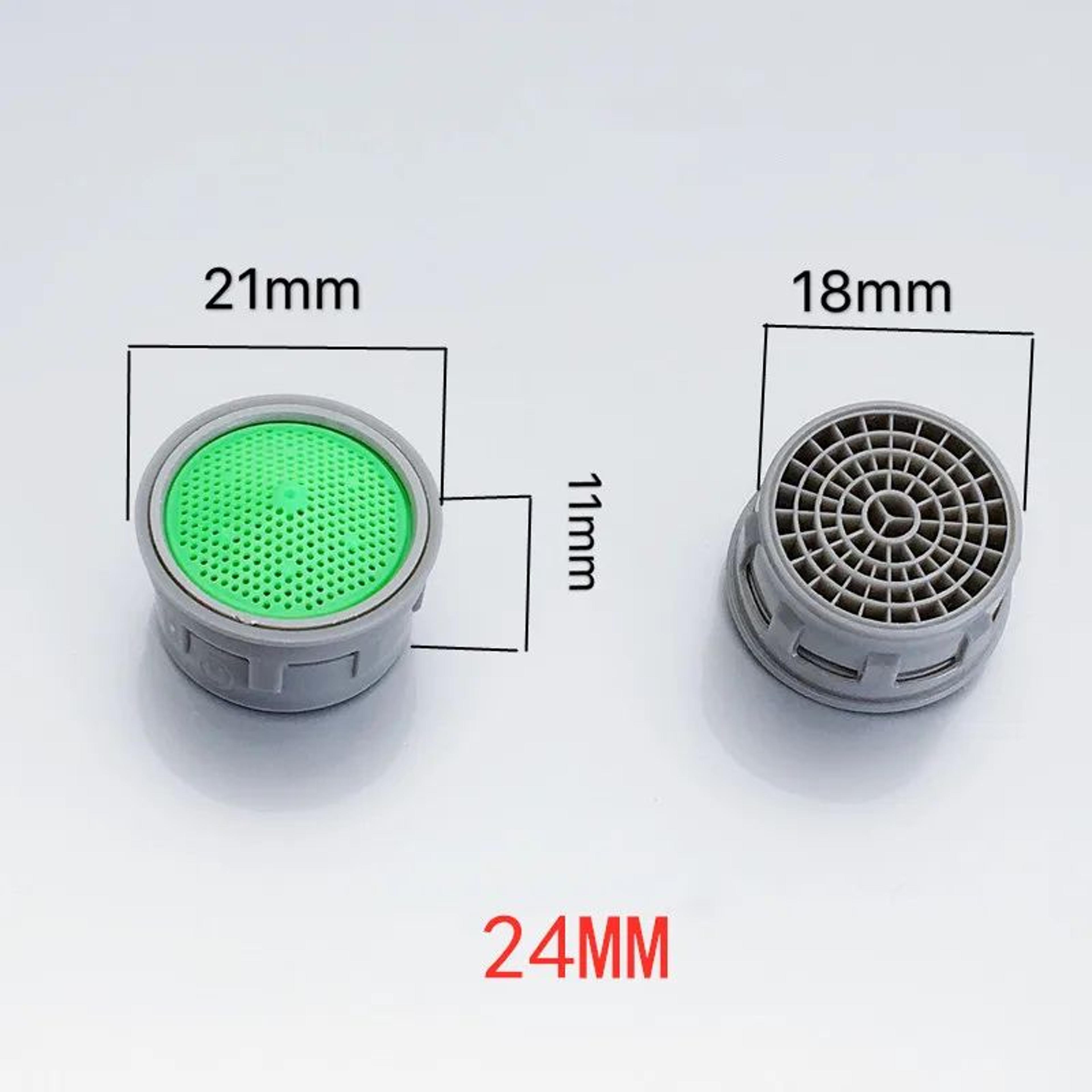 2PCS Chrome Water Saving Faucet Aerator AntiSplash Tap Filter Nozzle 8