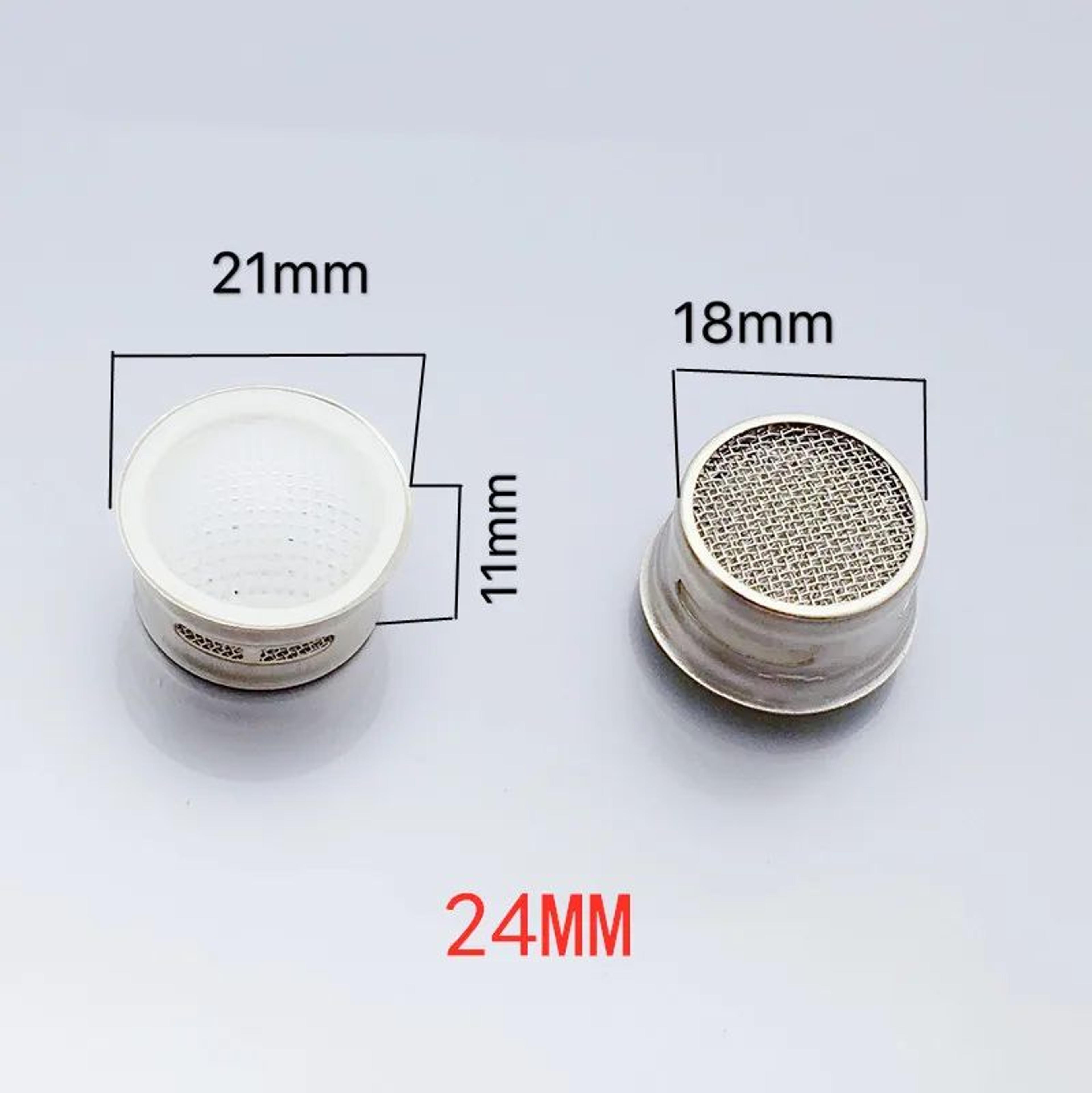 2PCS Chrome Water Saving Faucet Aerator AntiSplash Tap Filter Nozzle 6