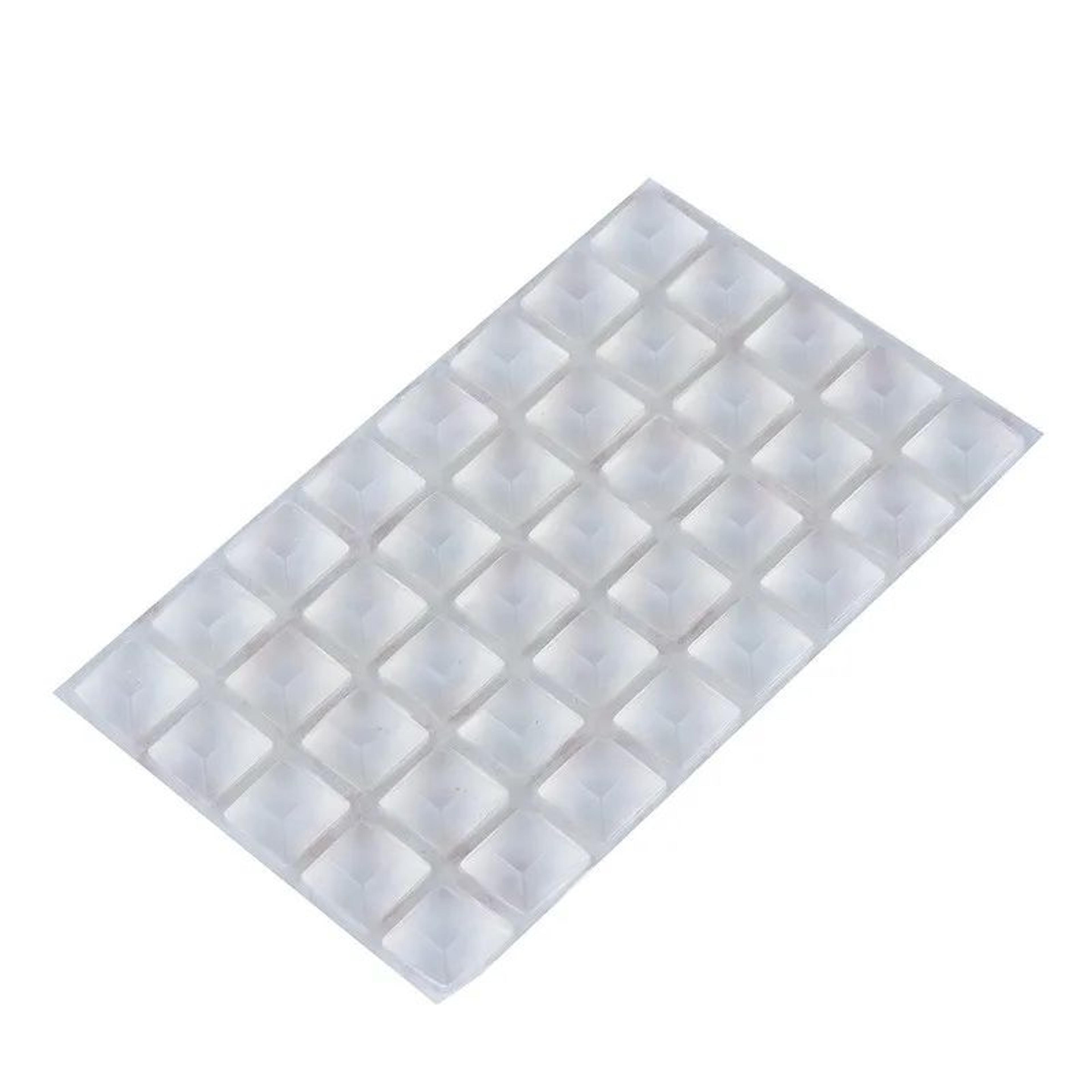 Clear Silicone Cabinet Door Bumpers SelfAdhesive Noise Dampening Furniture Pads 3