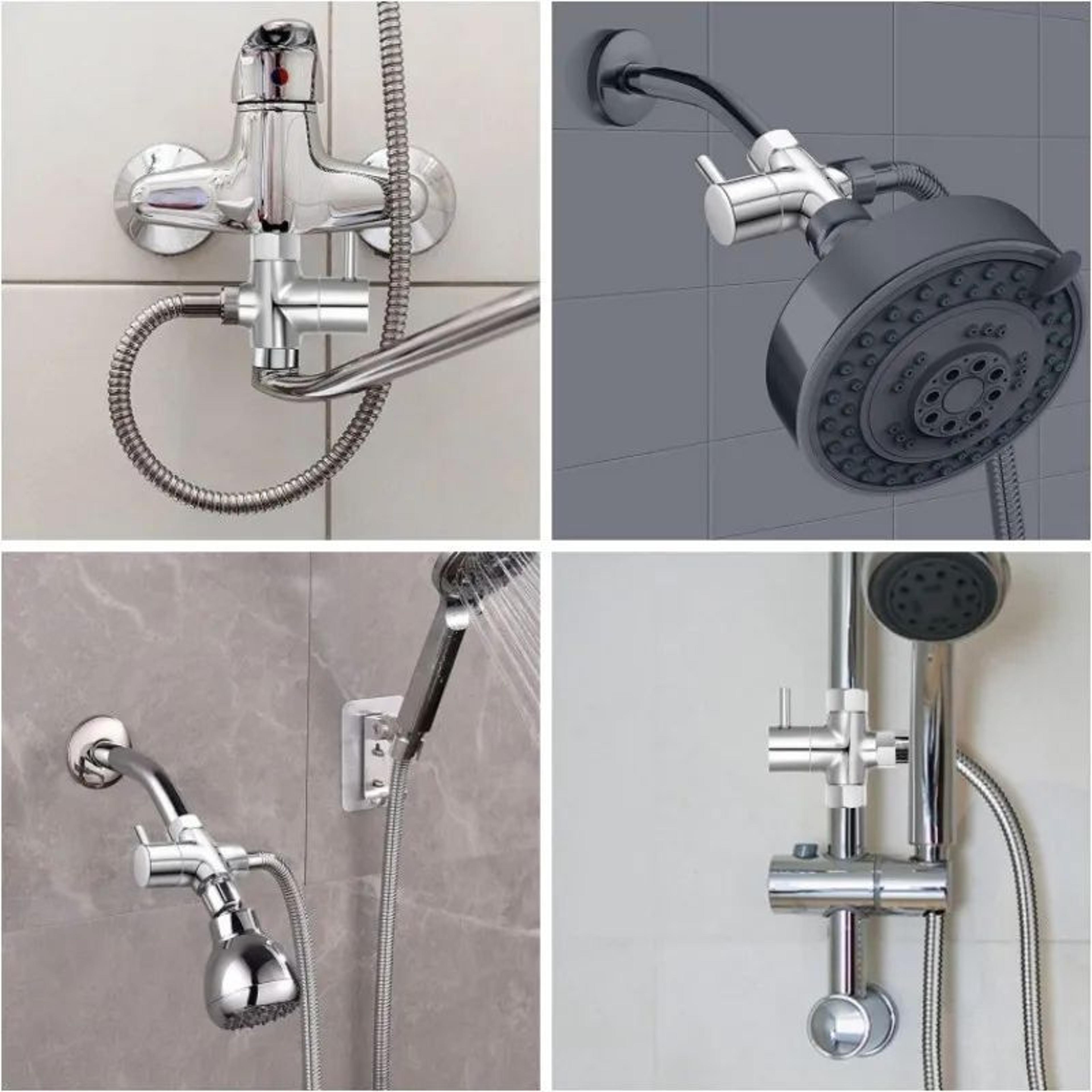 3Way TAdapter Water Diverter Valve For Bidet Sprayer Shower Head And Faucet 5