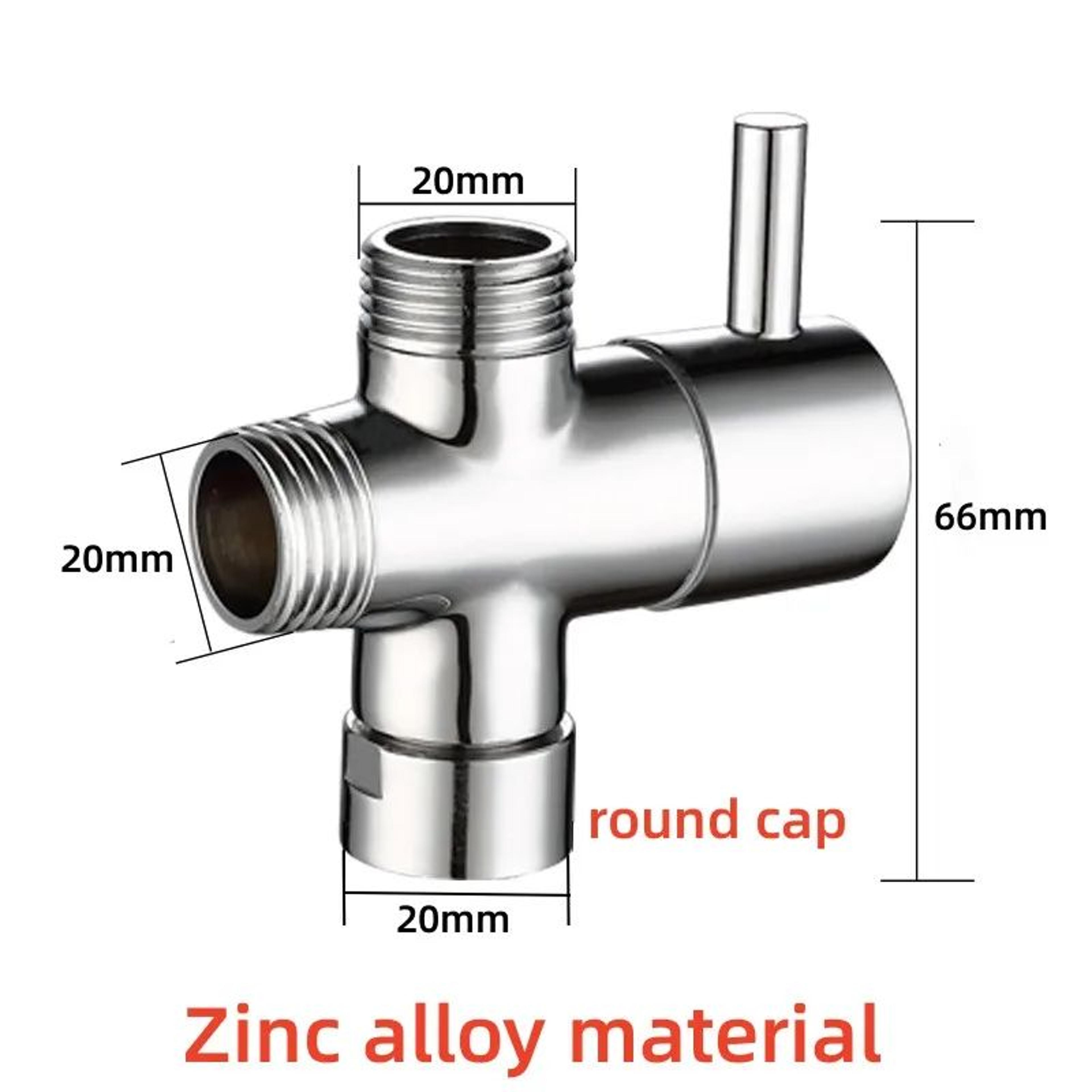 3Way TAdapter Water Diverter Valve For Bidet Sprayer Shower Head And Faucet 7