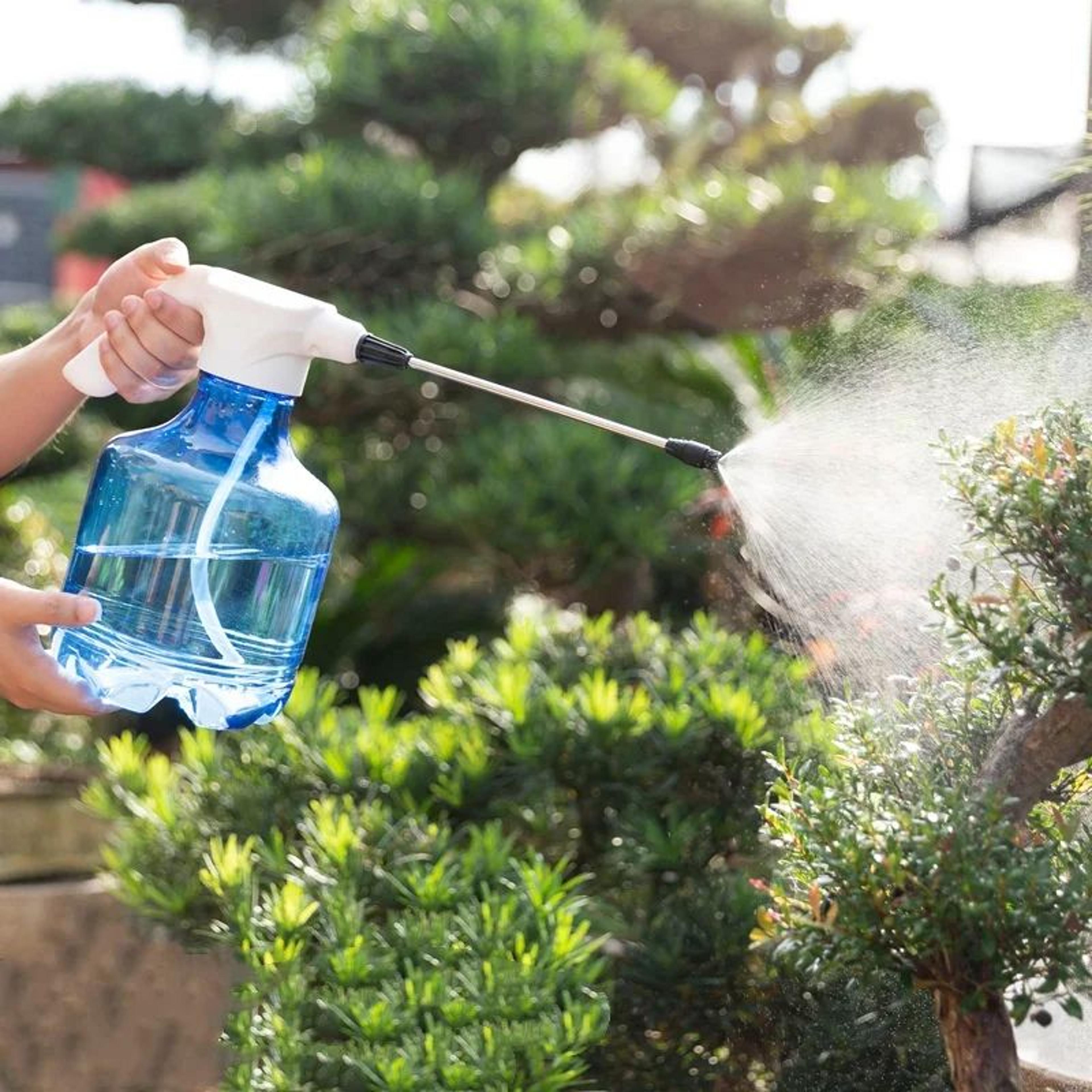 long nozzle hand pressure garden sprayer extension rod